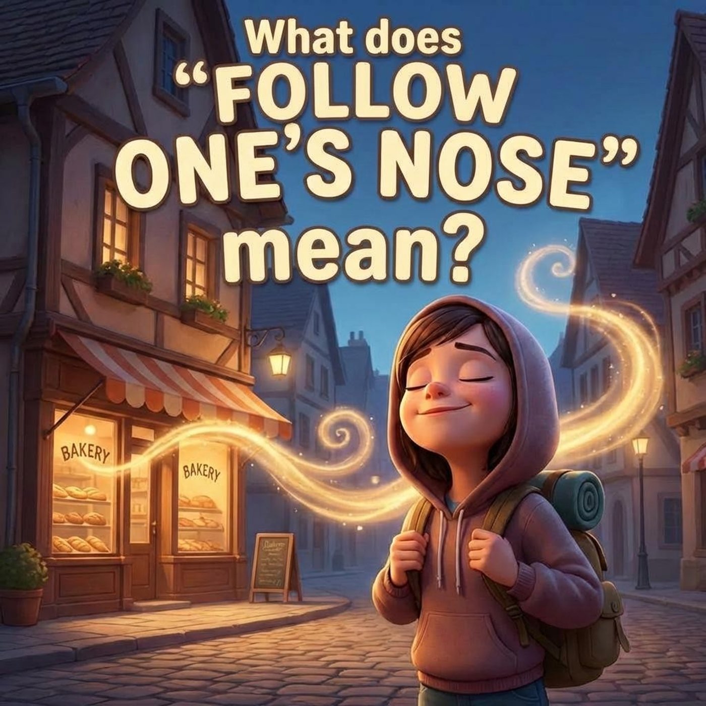 Follow your nose – Trust your instincts