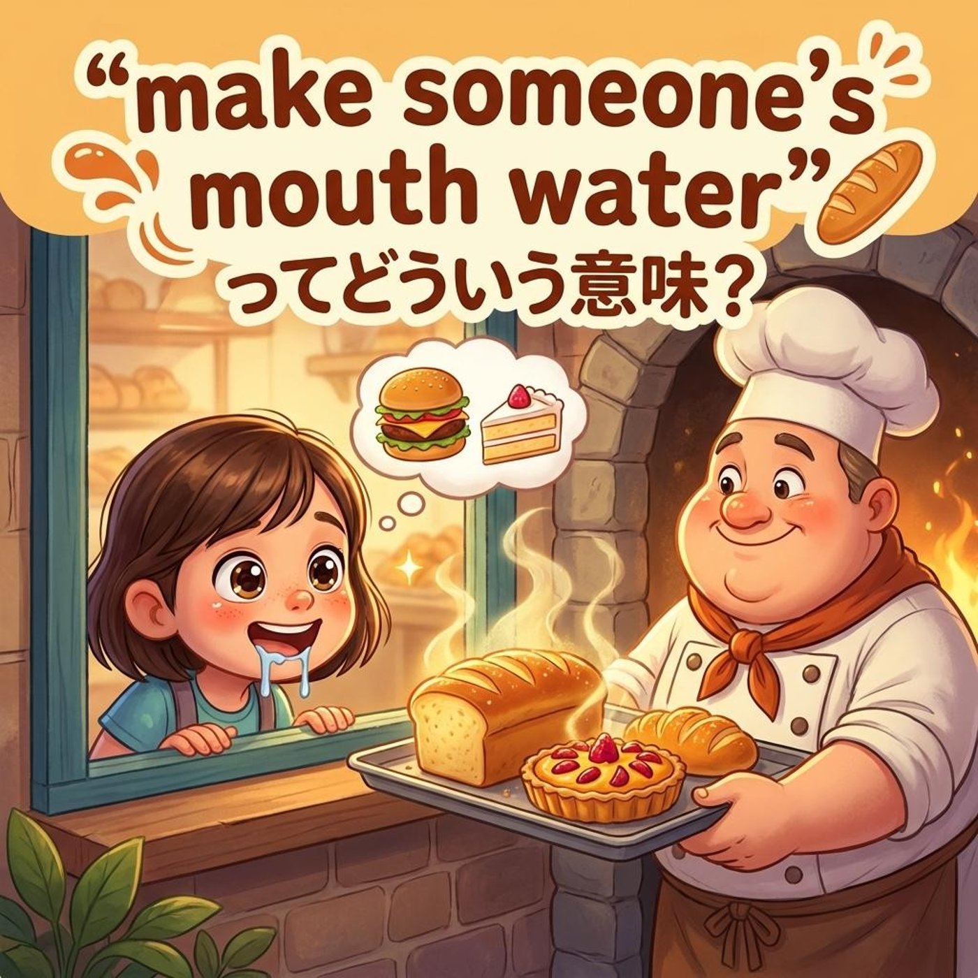 「美味しそうでよだれが出る」って英語でどう表現する？【イディオム解説】