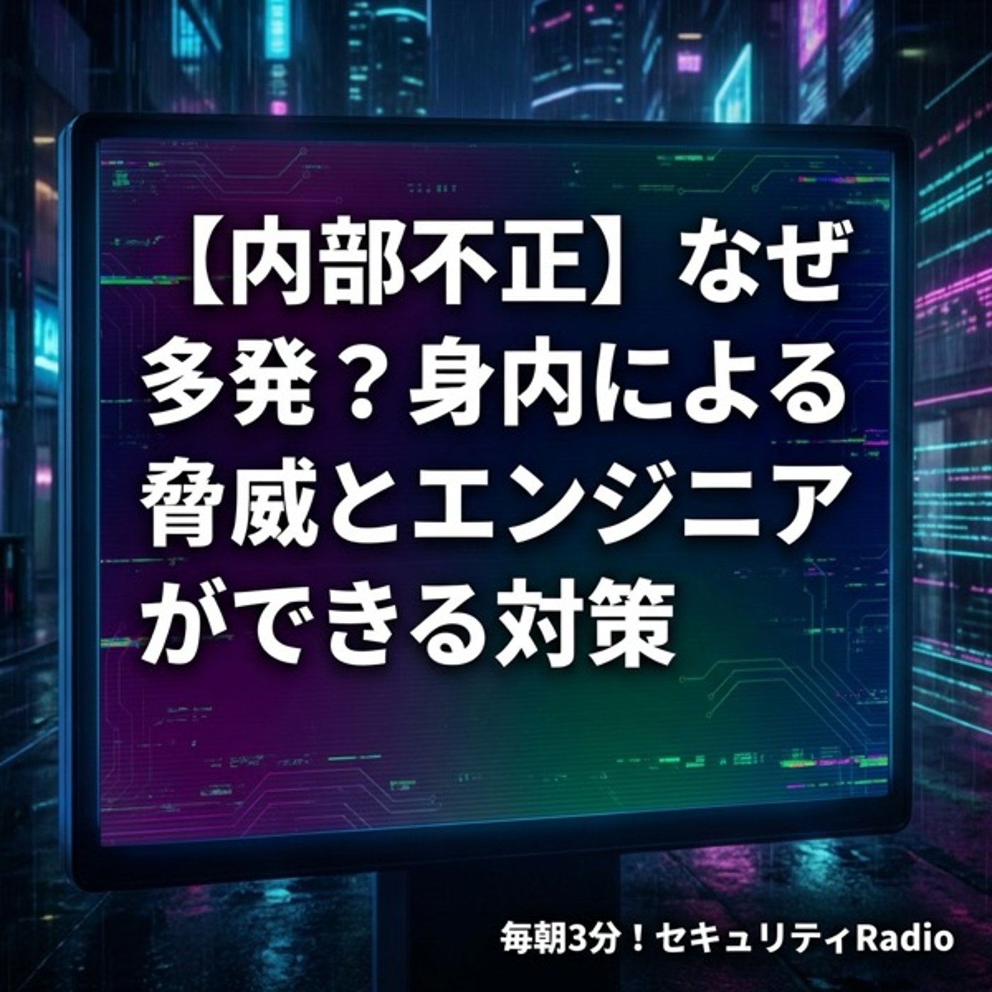 【内部不正】なぜ多発？身内による脅威とエンジニアができる対策 episode artwork