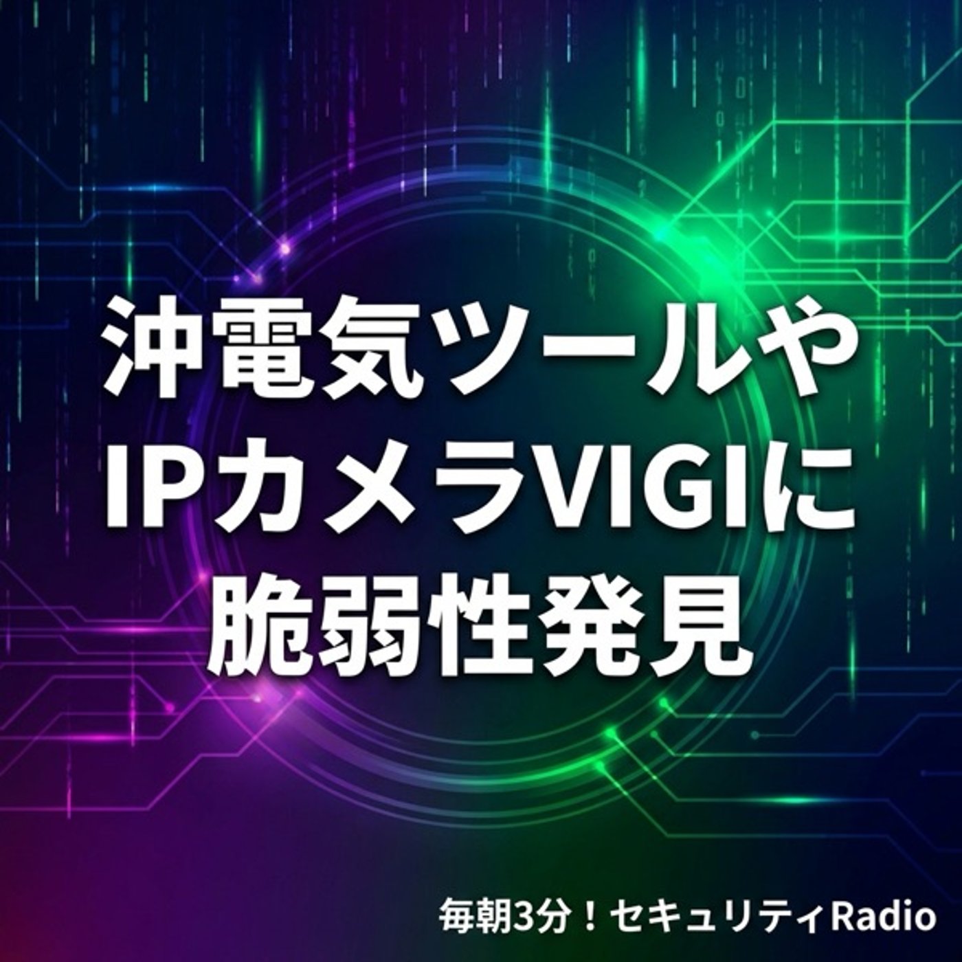 #20260210 沖電気ツールやIPカメラVIGIに脆弱性発見 episode artwork