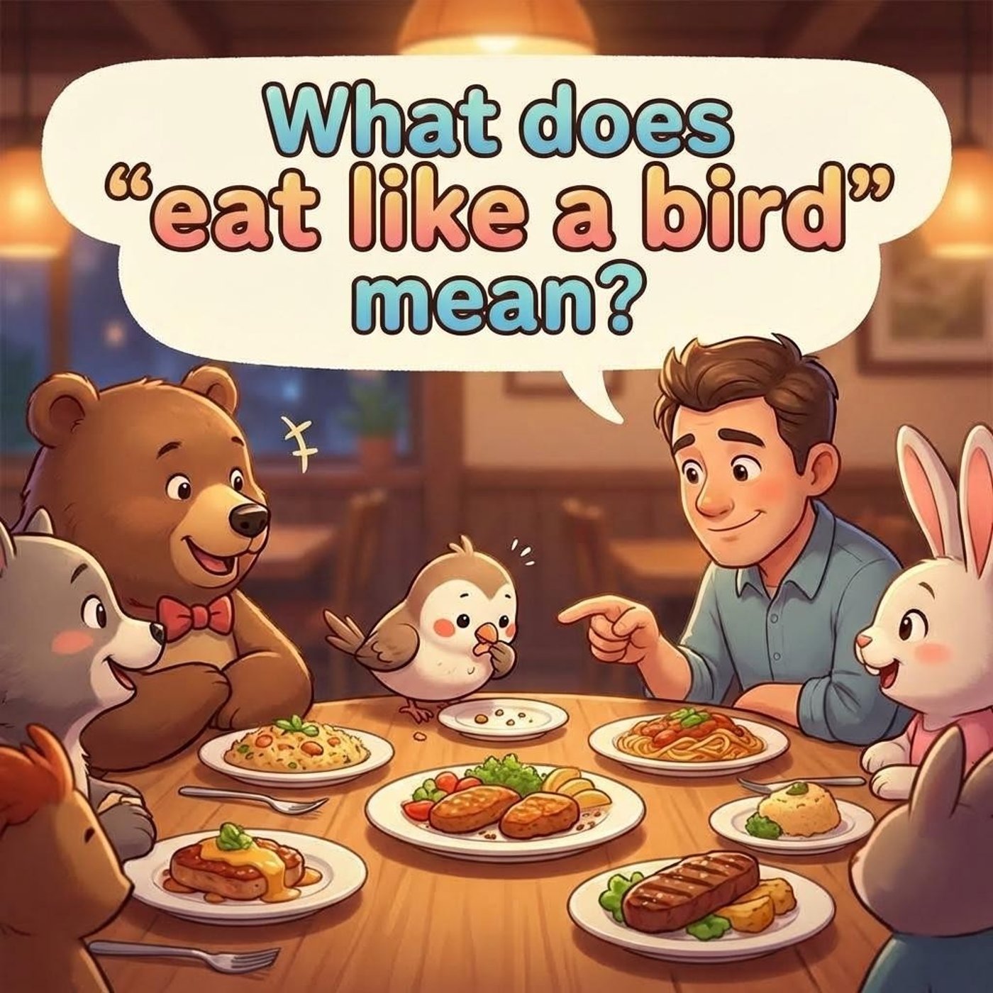 Eat like a bird – Small appetite