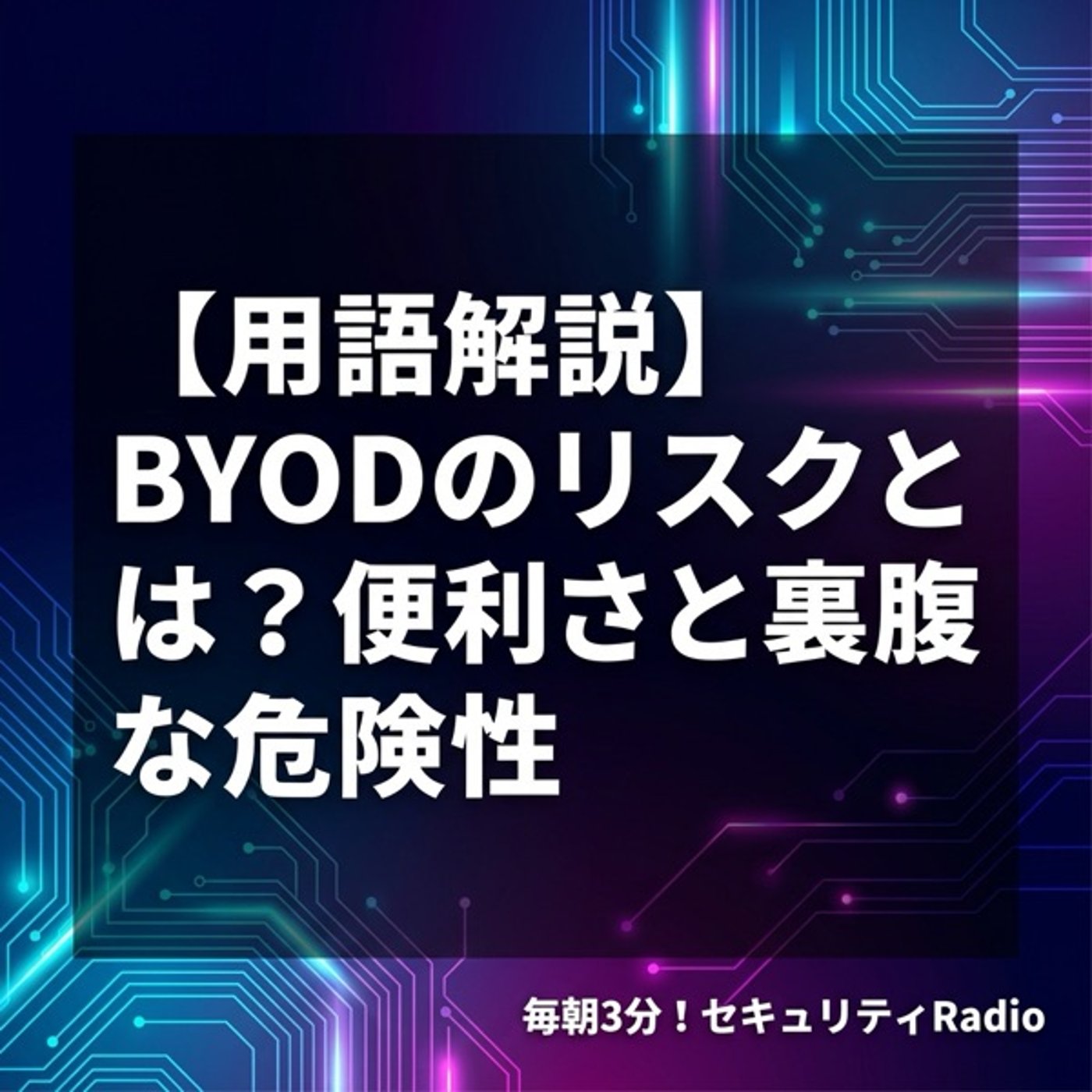 【用語解説】BYODのリスクとは？便利さと裏腹な危険性 episode artwork