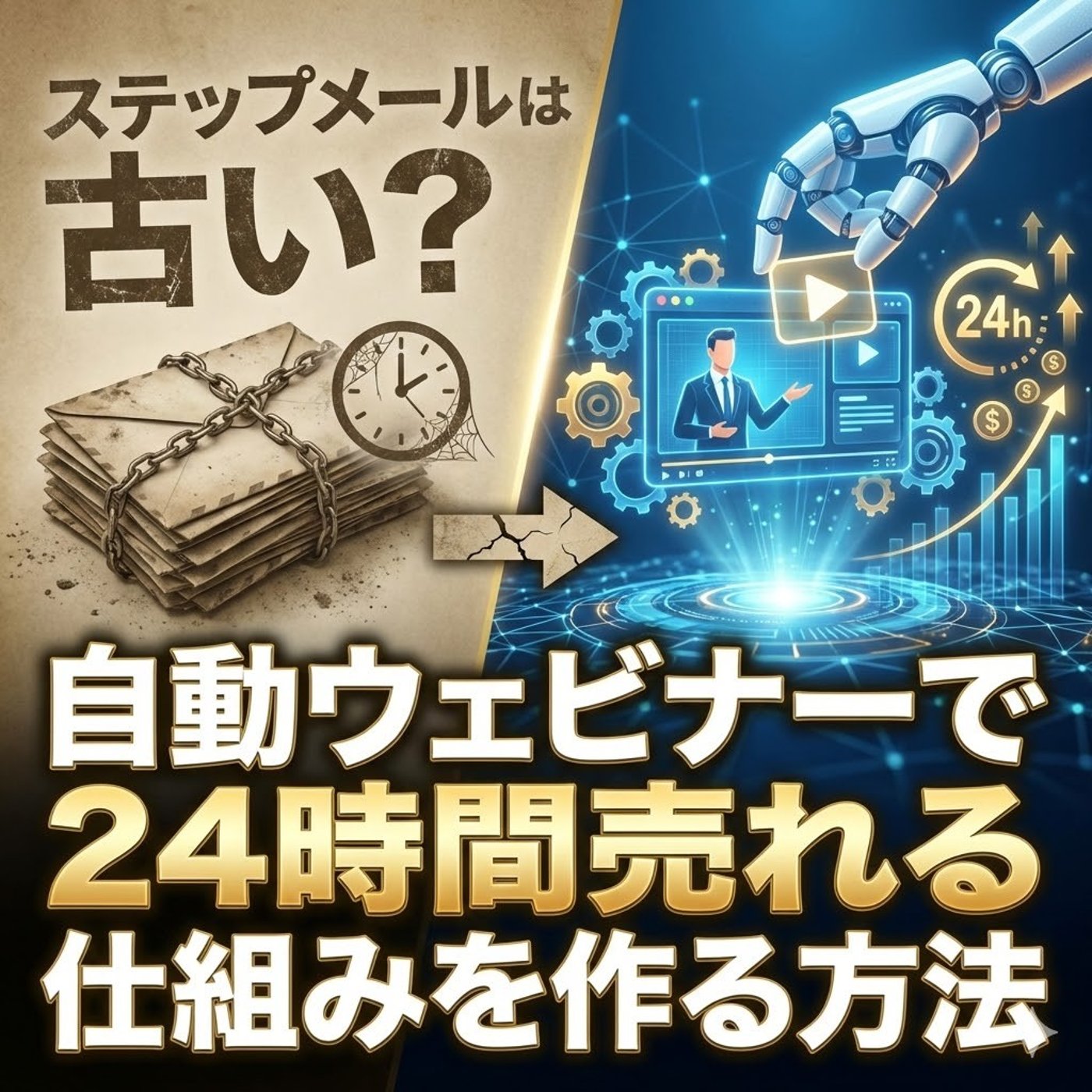 ステップメールは古い？自動ウェビナーで24時間売れる仕組みを作る方法 episode artwork