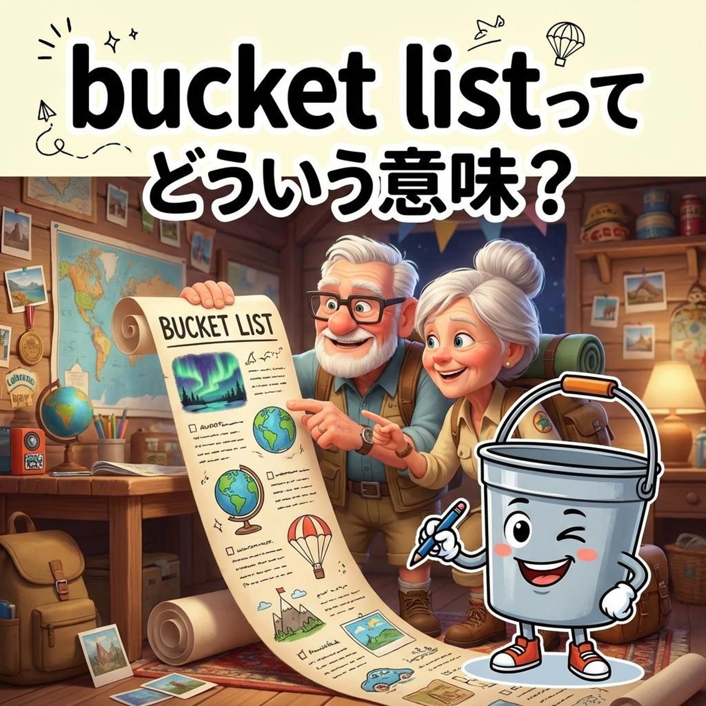 「死ぬまでにやりたいことリスト」って英語でどう表現する？【イディオム解説】