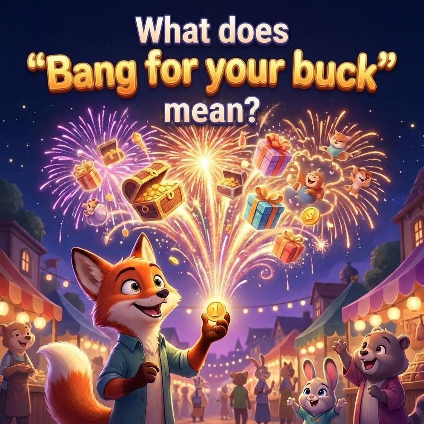 Bang for your buck – Maximum Value