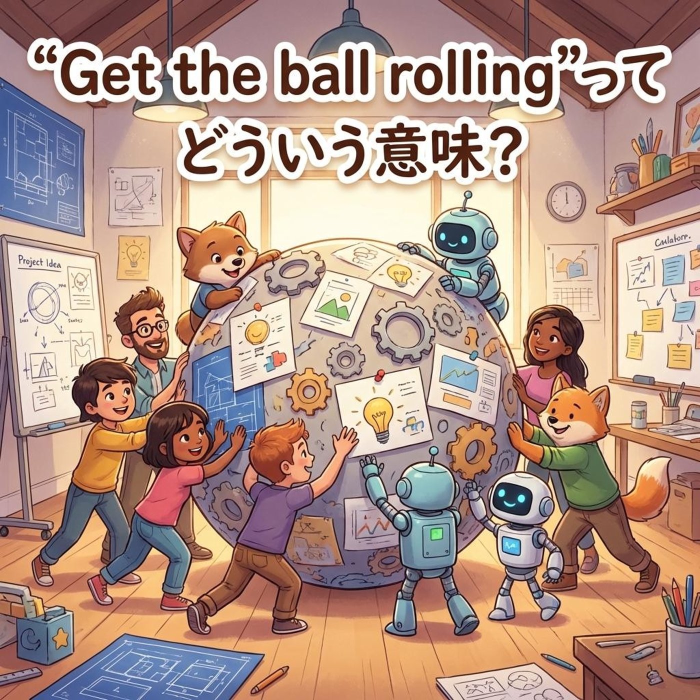 「物事を始動させる」って英語でどう表現する？【イディオム解説】