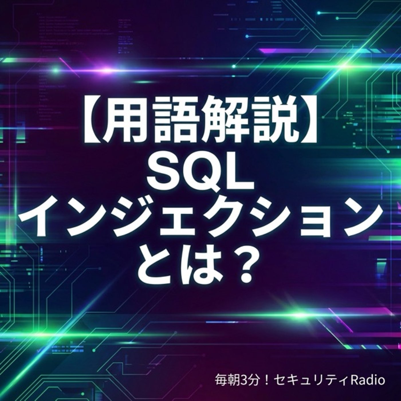 【用語解説】SQLインジェクションとは？基本と対策 episode artwork
