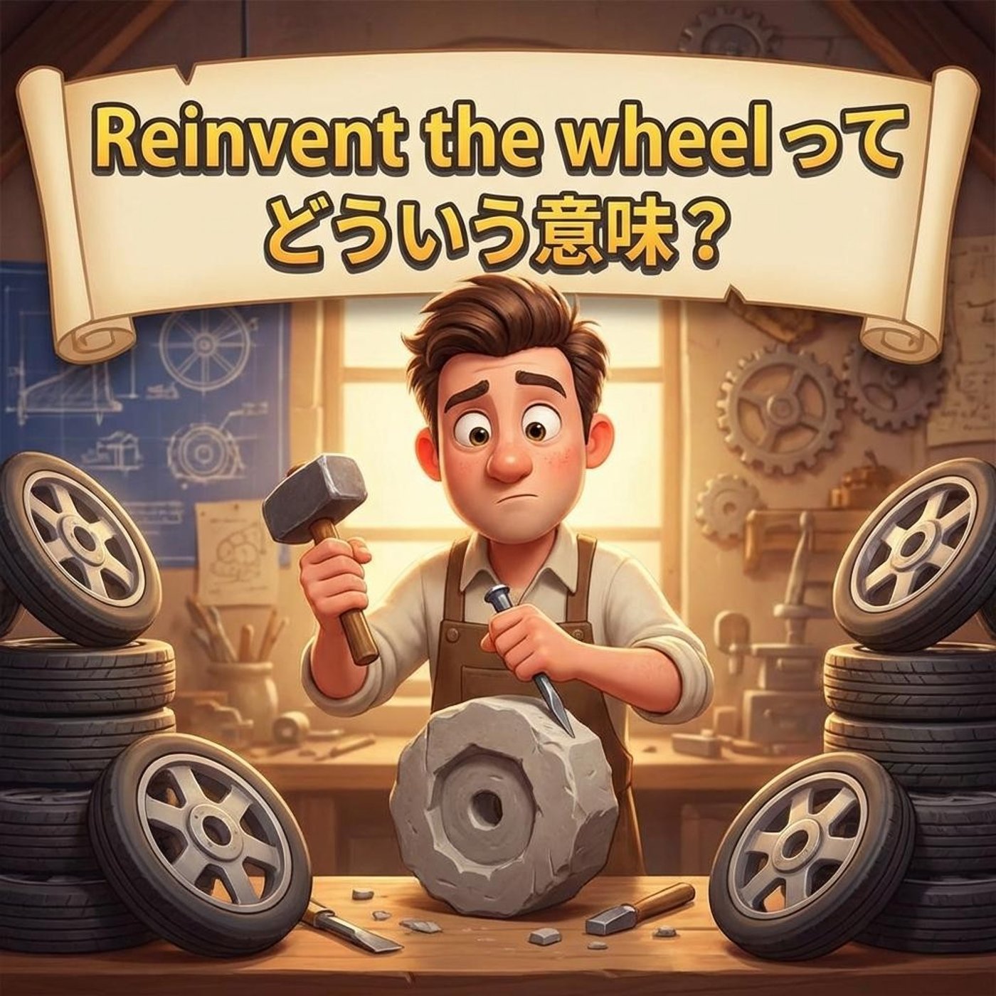 「無駄に作り直す」って英語でどう表現する？【イディオム解説】