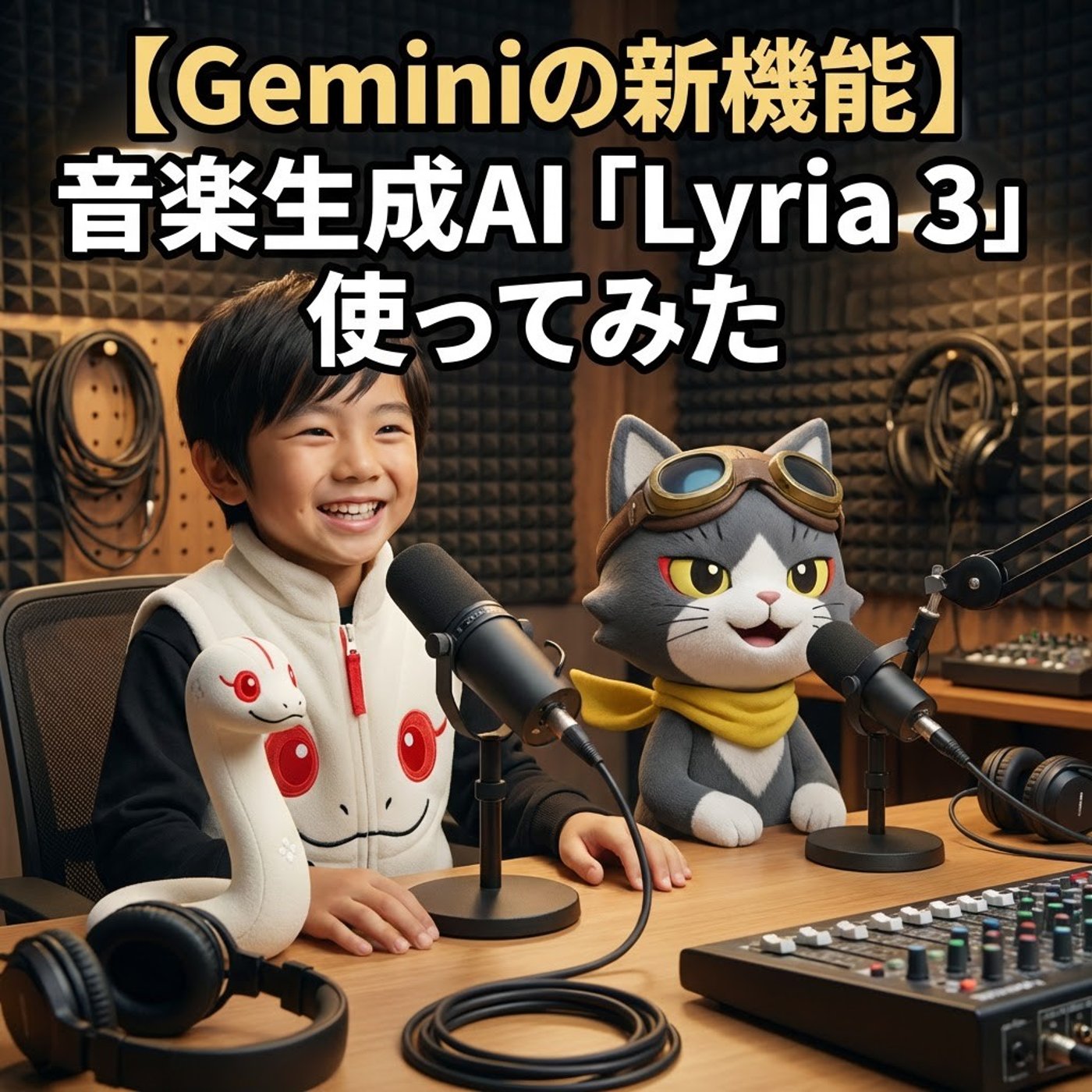 【Geminiの新機能】音楽生成AI「Lyria 3」使ってみた episode artwork