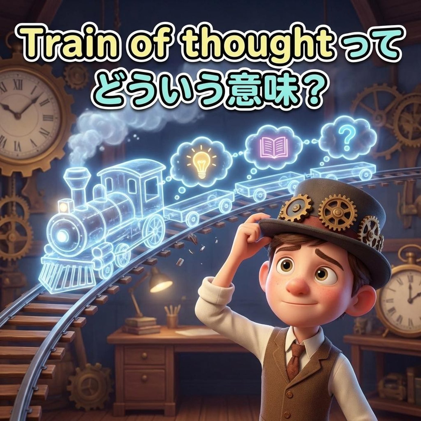 「思考の筋道」って英語でどう表現する？【イディオム解説】