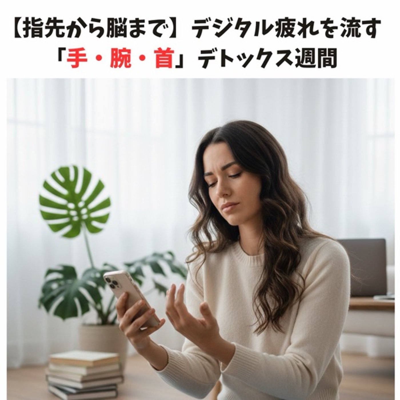 指先から脳まで。デジタル疲れを流す「手・腕・首」デトックス週間