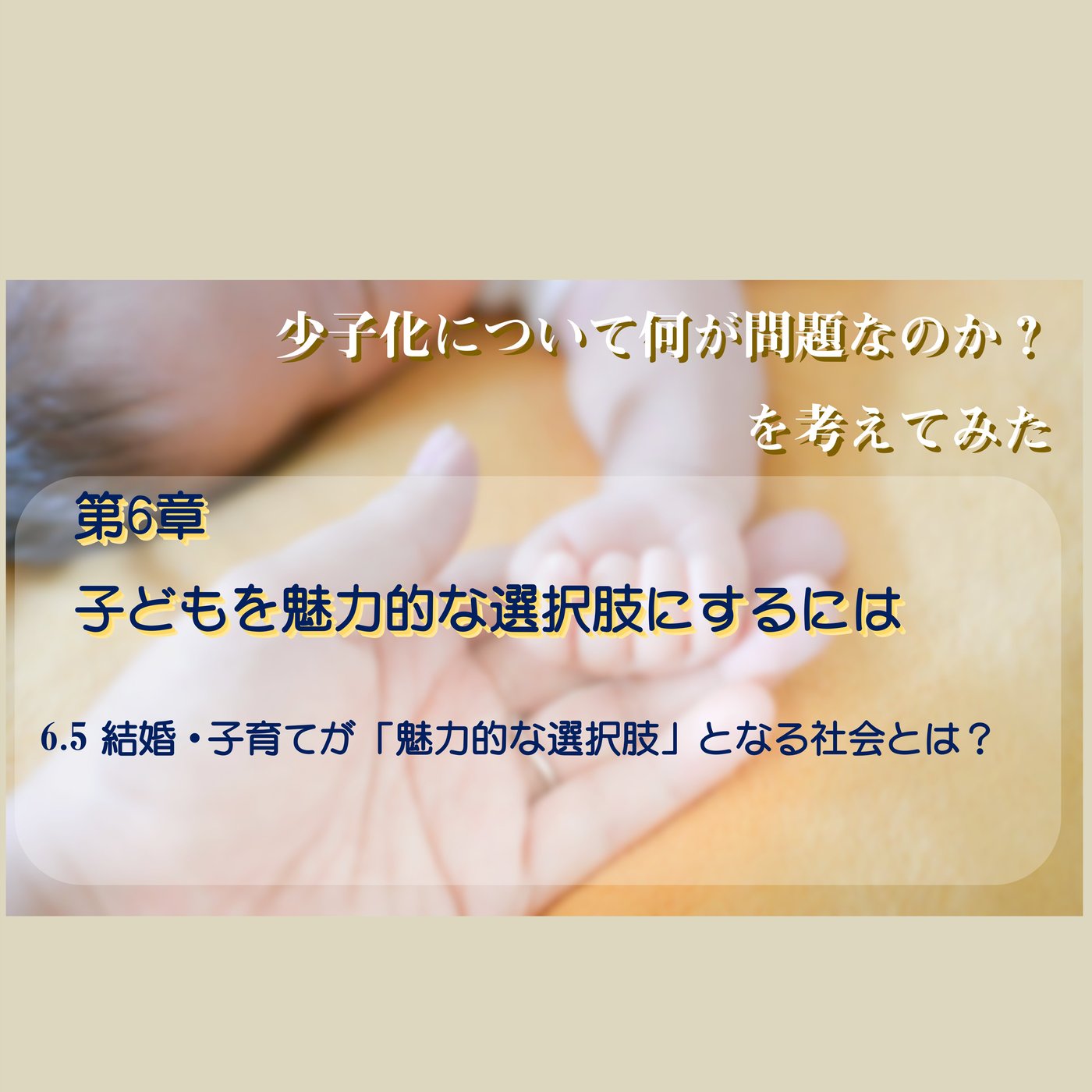 6.5 結婚・子育てが「魅力的な選択肢」となる社会とは？ episode artwork