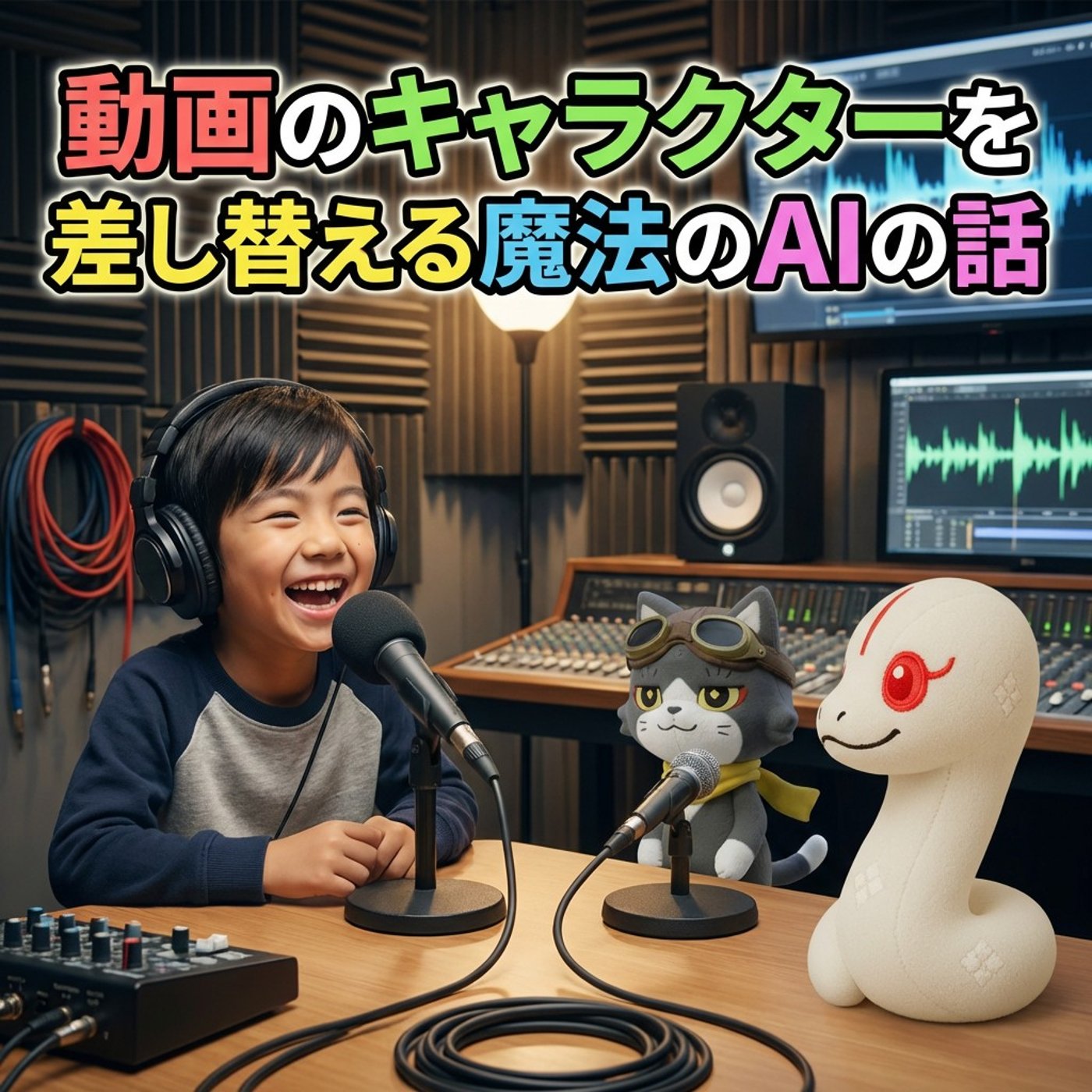動画のキャラクターを差し替える魔法のAIの話 episode artwork