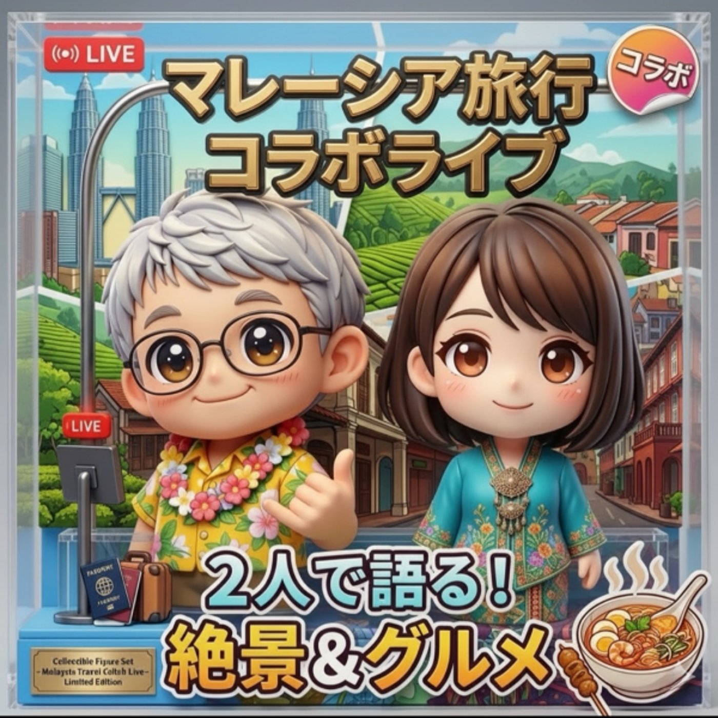 マレーシア旅行コラボライブ 🌺ハワイアンやすおさん
