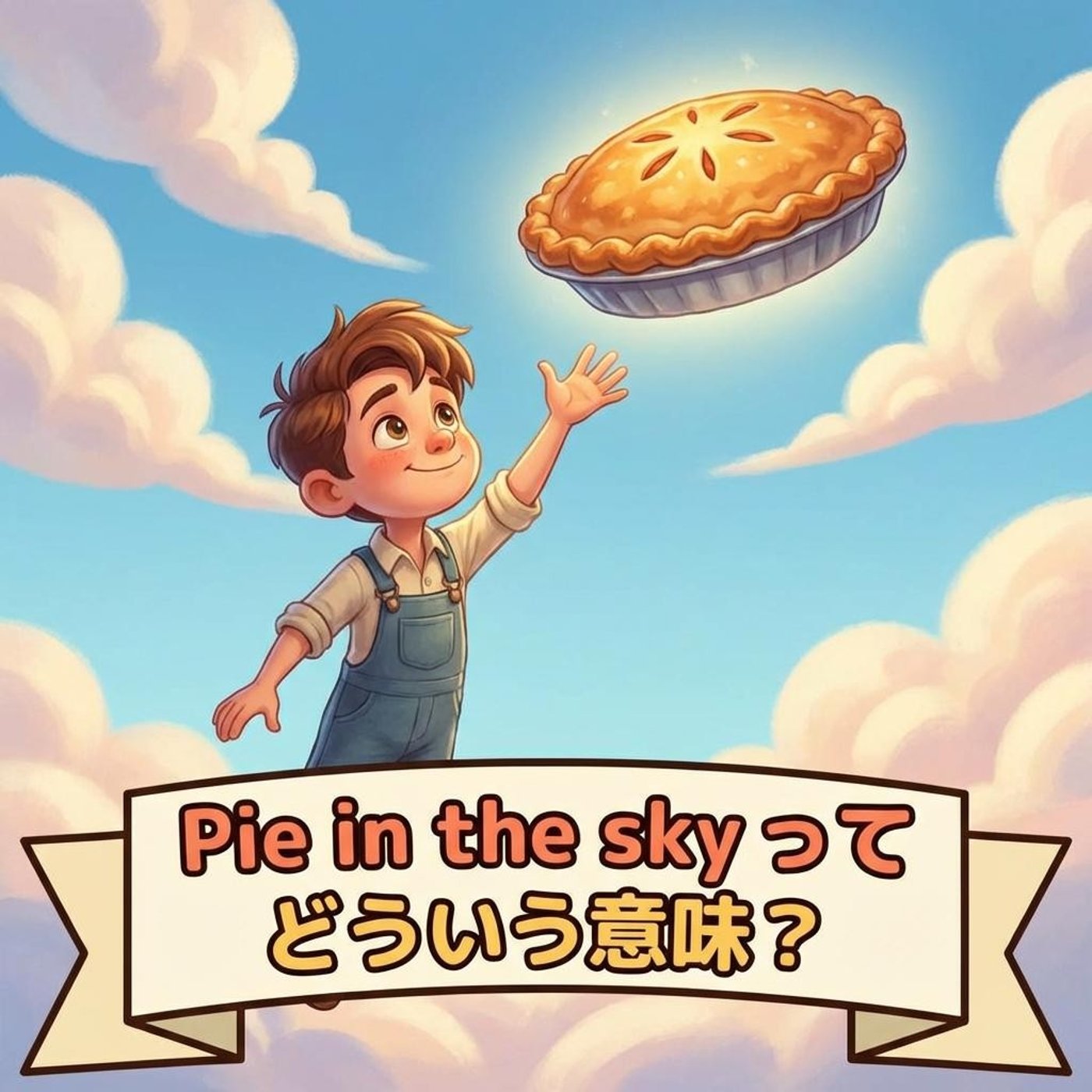 「絵に描いた餅」って英語でどう表現する？【イディオム解説】