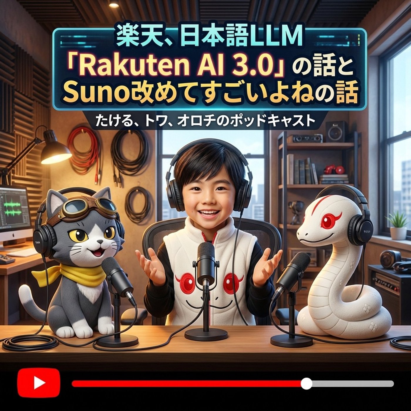 楽天、日本語LLM「Rakuten AI 3.0」の話とSuno改めてすごいよね episode artwork