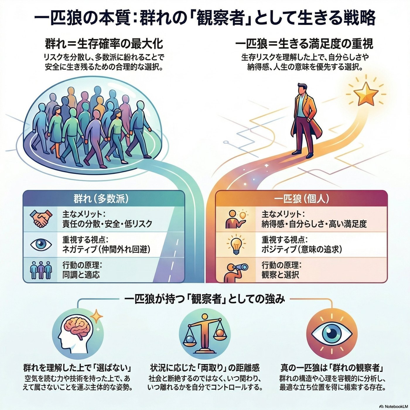 第47回【思考】『一匹狼は実は“群れの観察者”』 episode artwork