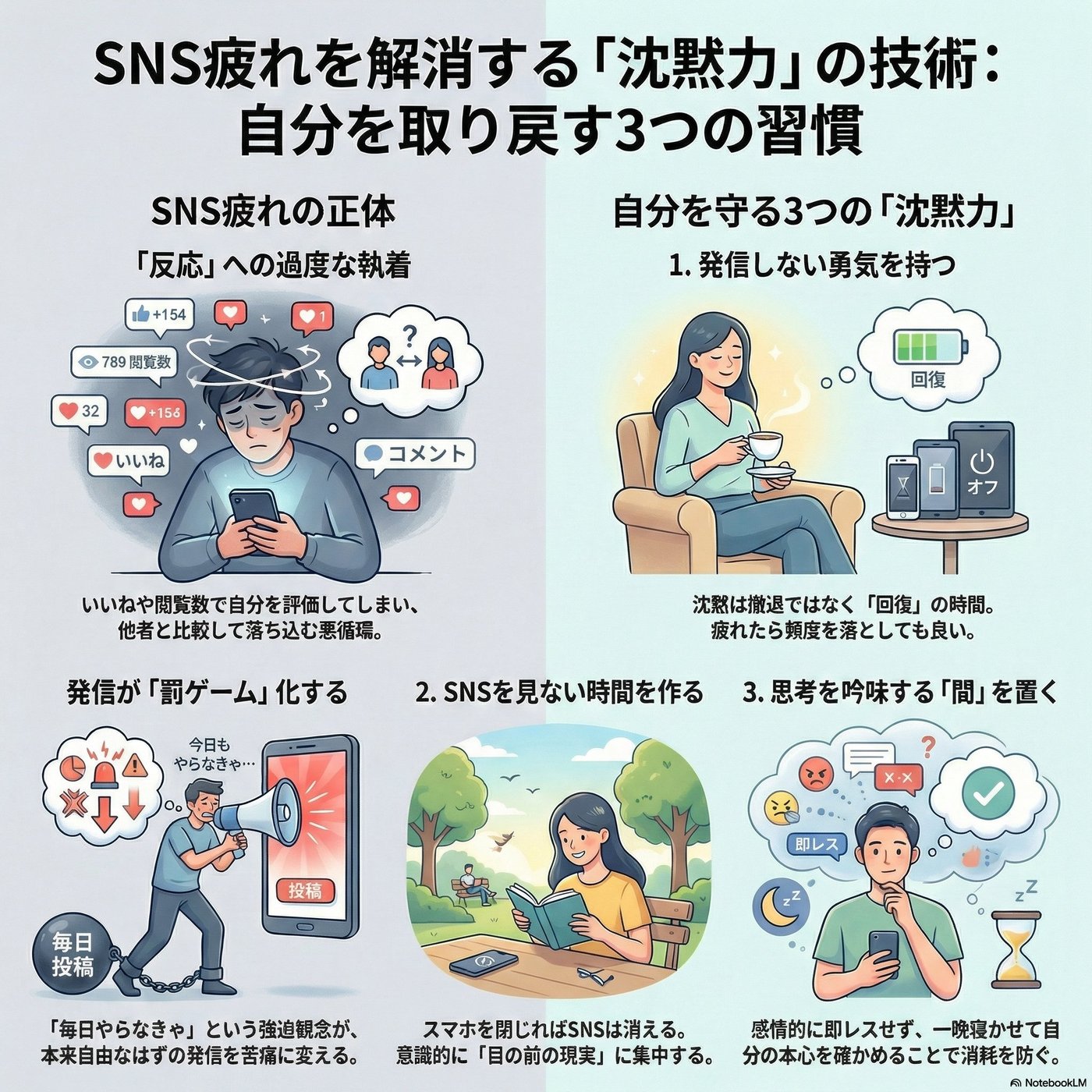 第64回【メンタル】『SNS疲れから抜け出す“沈黙力”の重要性』 episode artwork