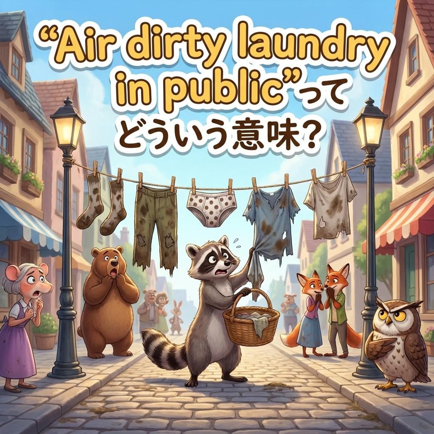 「内輪の恥をさらす」って英語でどう表現する？【イディオム解説】