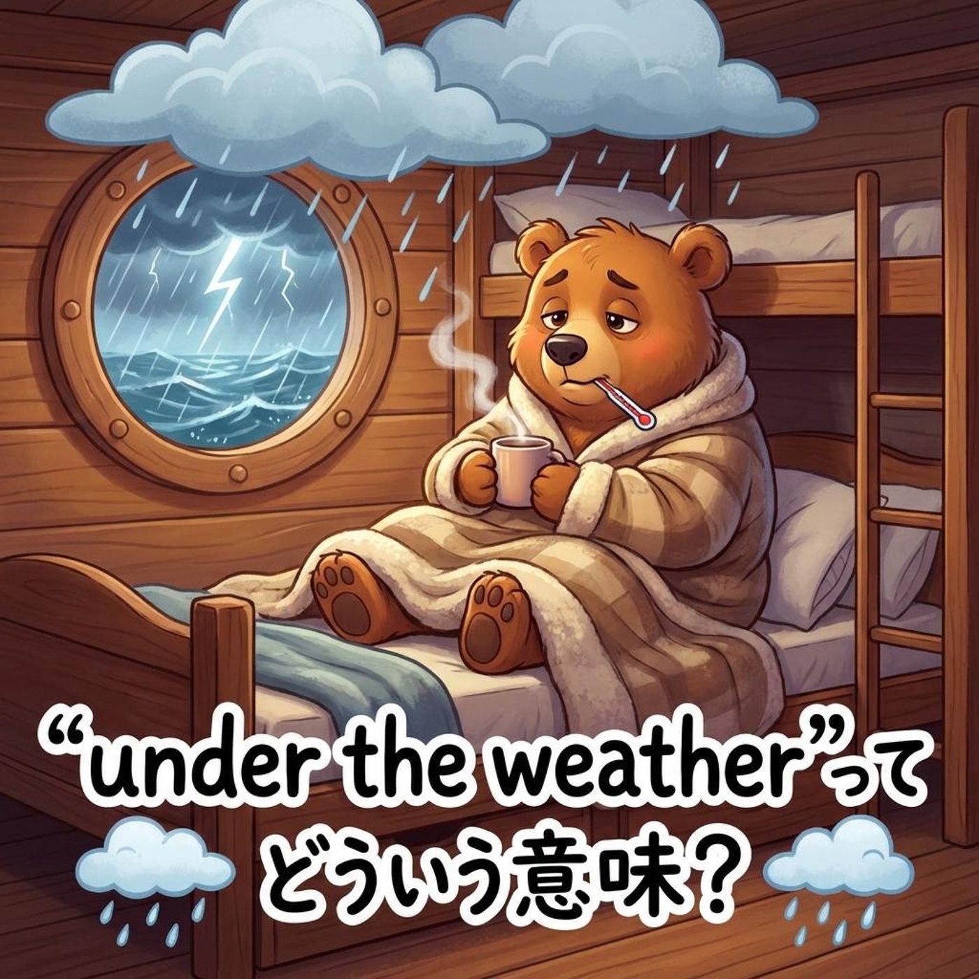 「ちょっと体調が悪い」って英語でどう表現する？【イディオム解説】