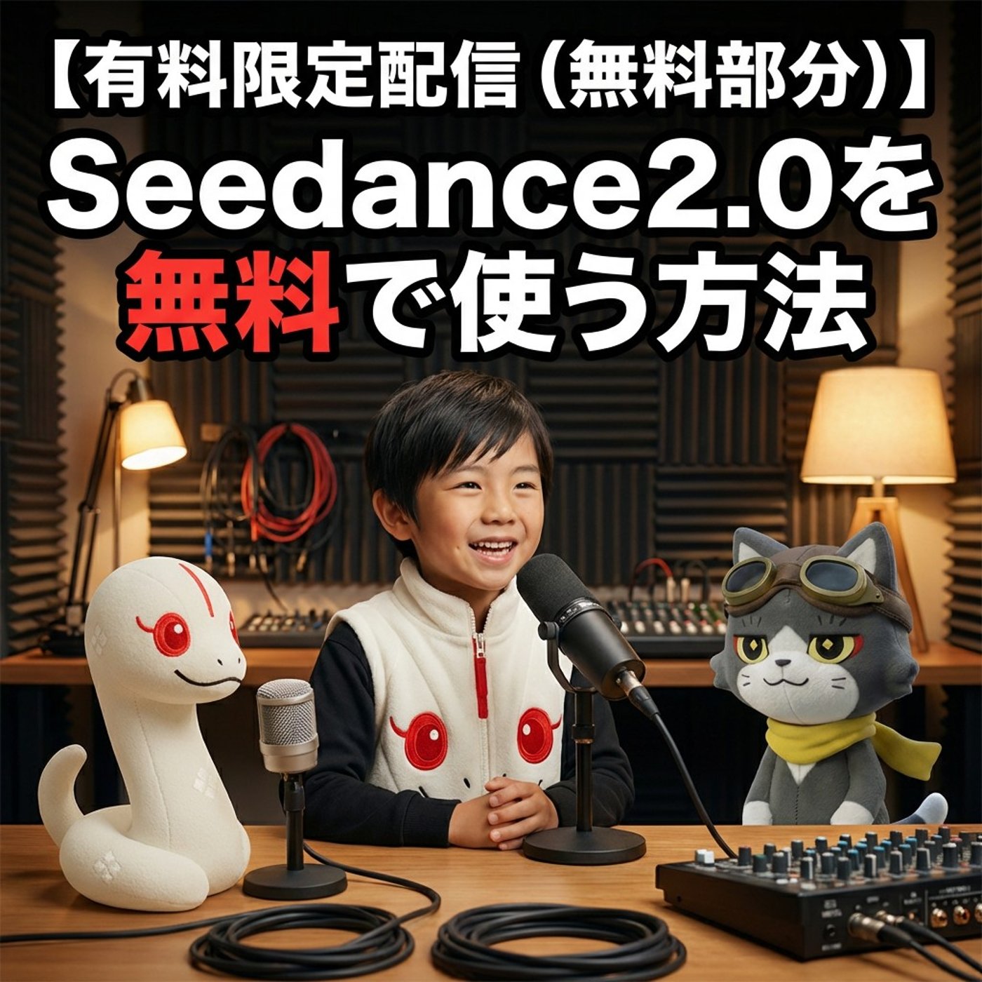 【有料限定配信（無料部分）】Seedance2.0を無料で使う方法 episode artwork