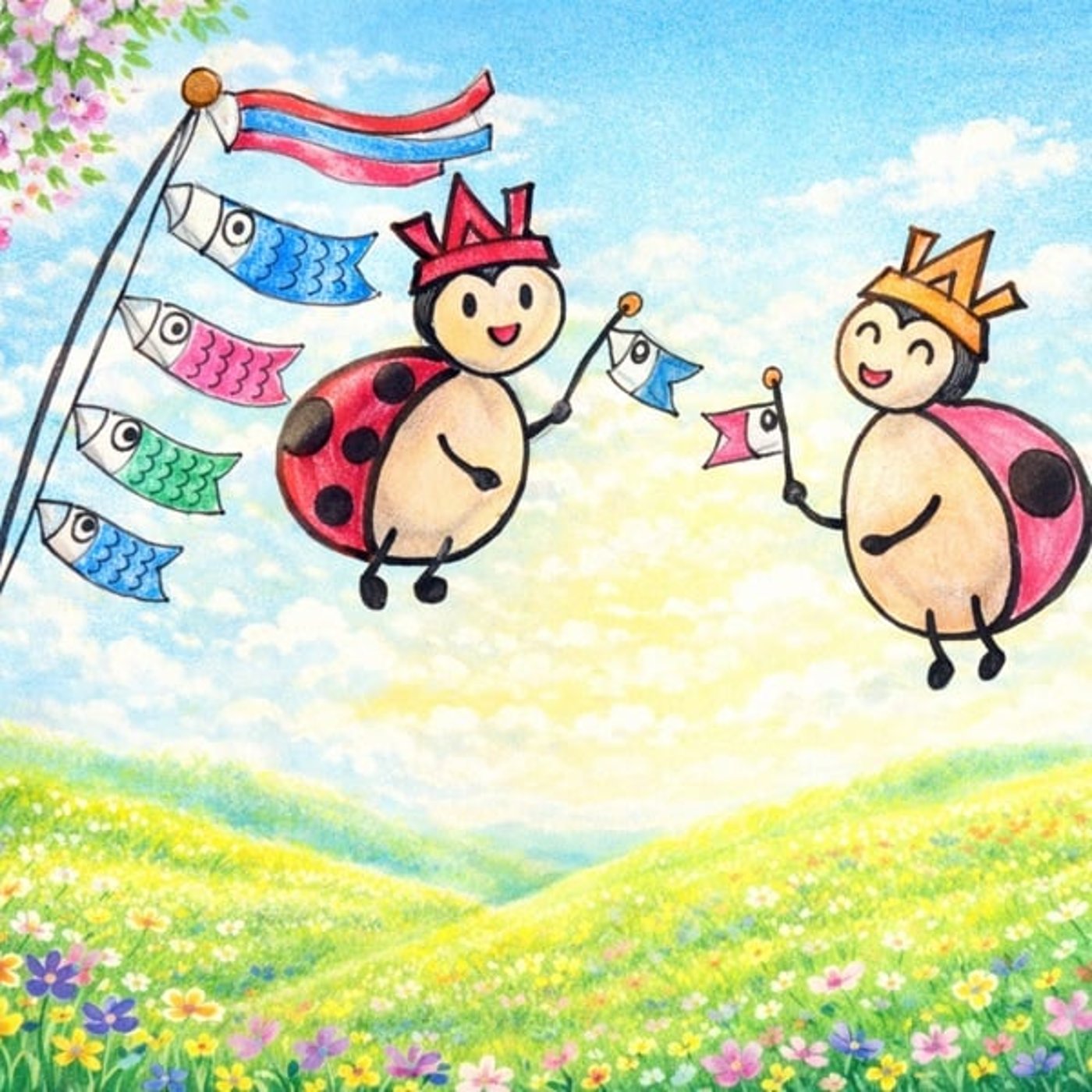 #1324🎏「なな星くんとふた星ちゃんと空のおともだち」 episode artwork