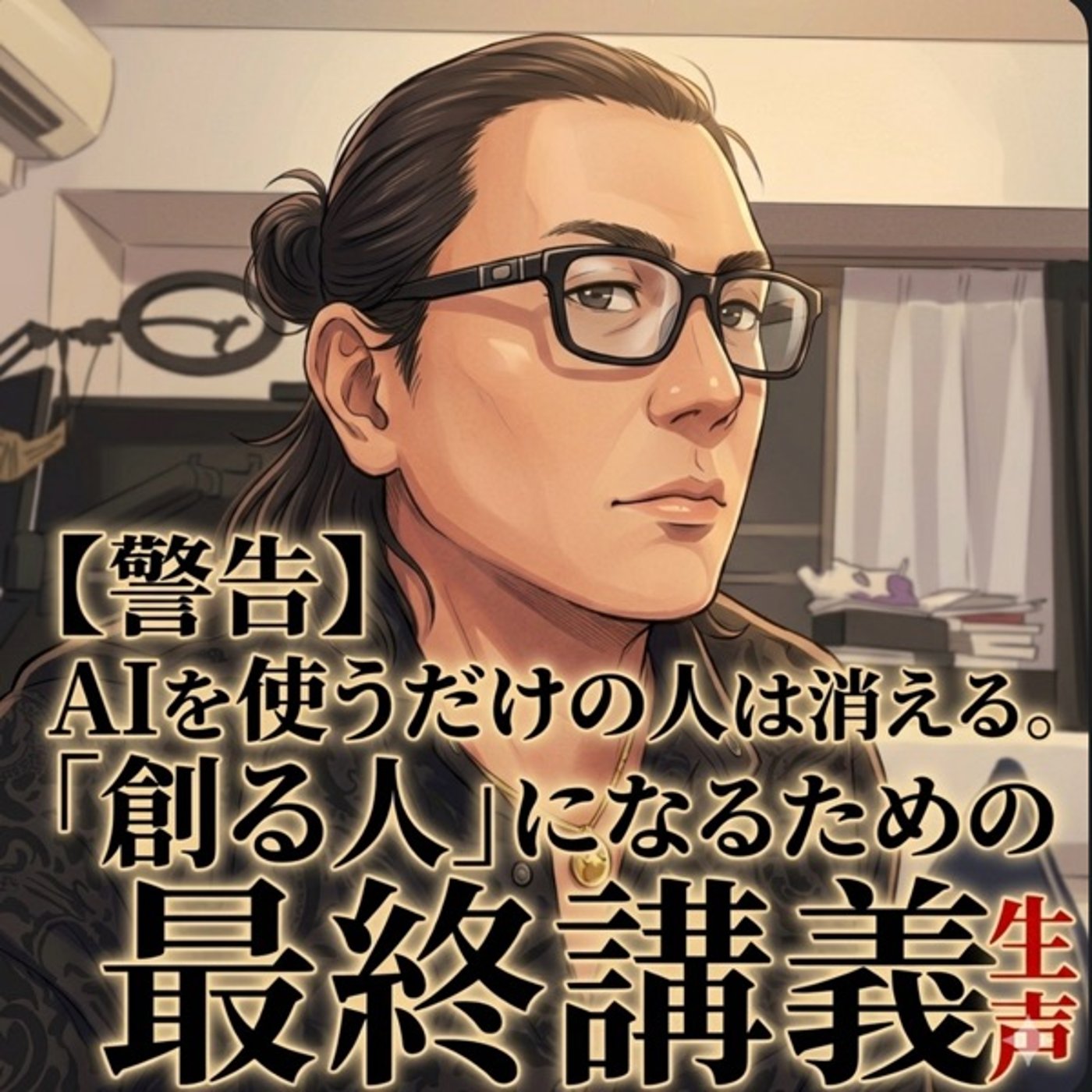 【警告】AIを使うだけの人は消える。「創る人」になるための最終講義 生声 episode artwork
