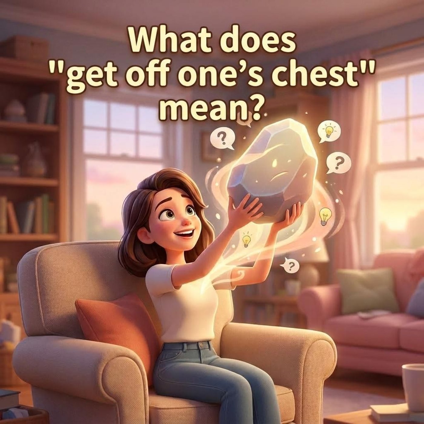 Get off one's chest - Confess