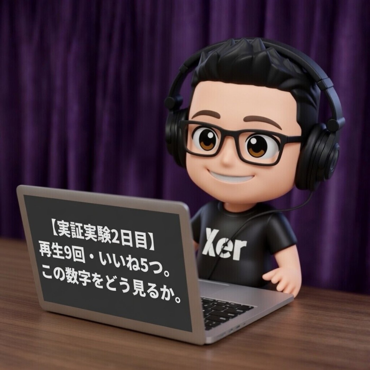 【実証実験2日目】再生9回・いいね5つ。この数字をどう見るか。 episode artwork
