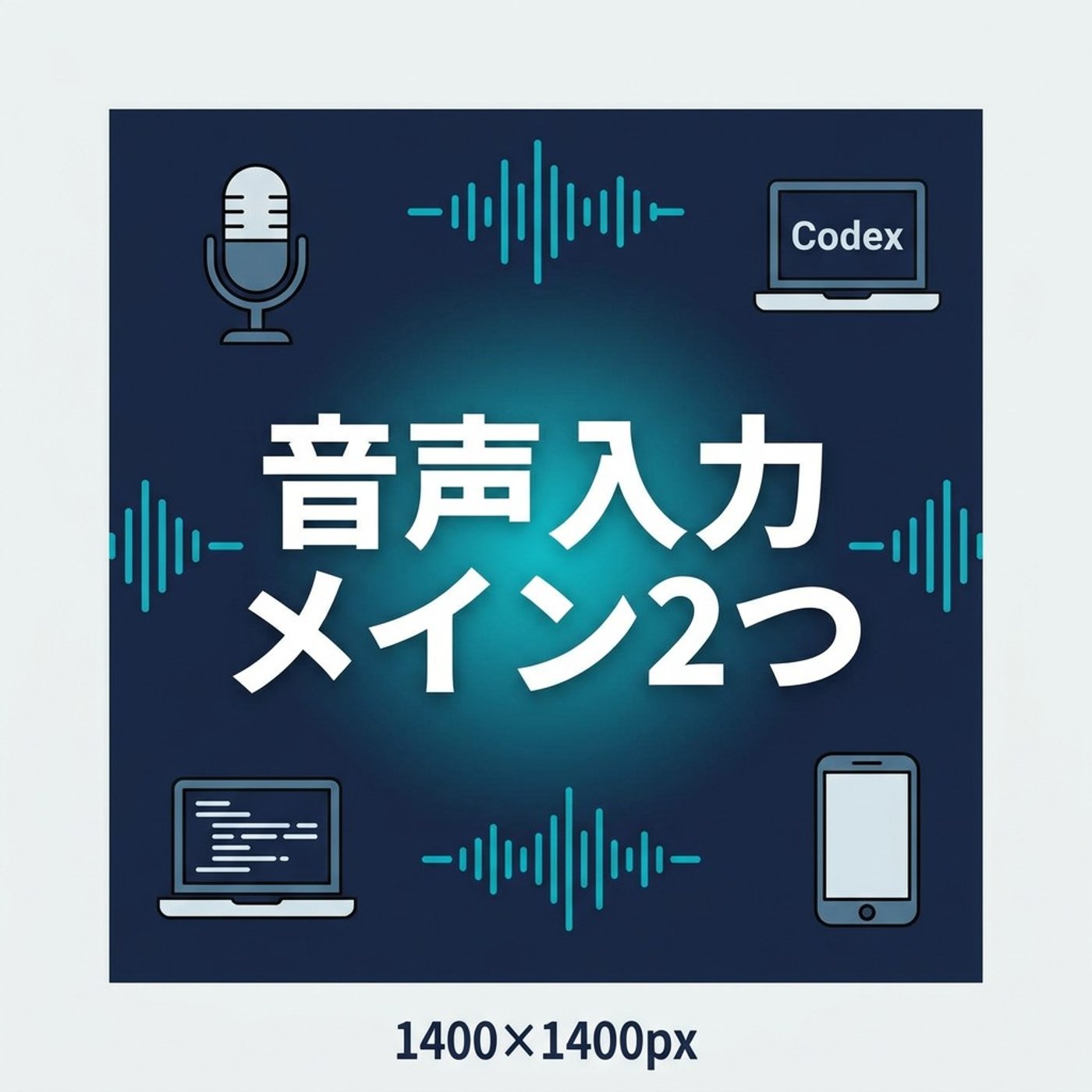 音声入力で結局メインに残った2つ。CodexとTypelessの話 episode artwork