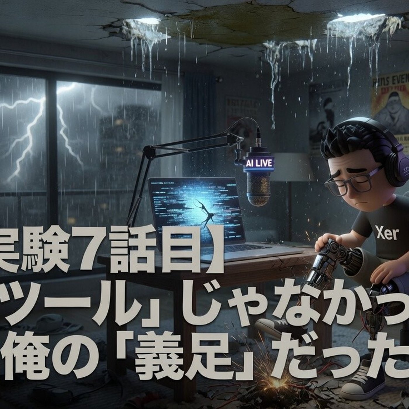 【実証実験7話目】AIは「ツール」じゃなかった。壊れた俺の「義足」だった。 episode artwork