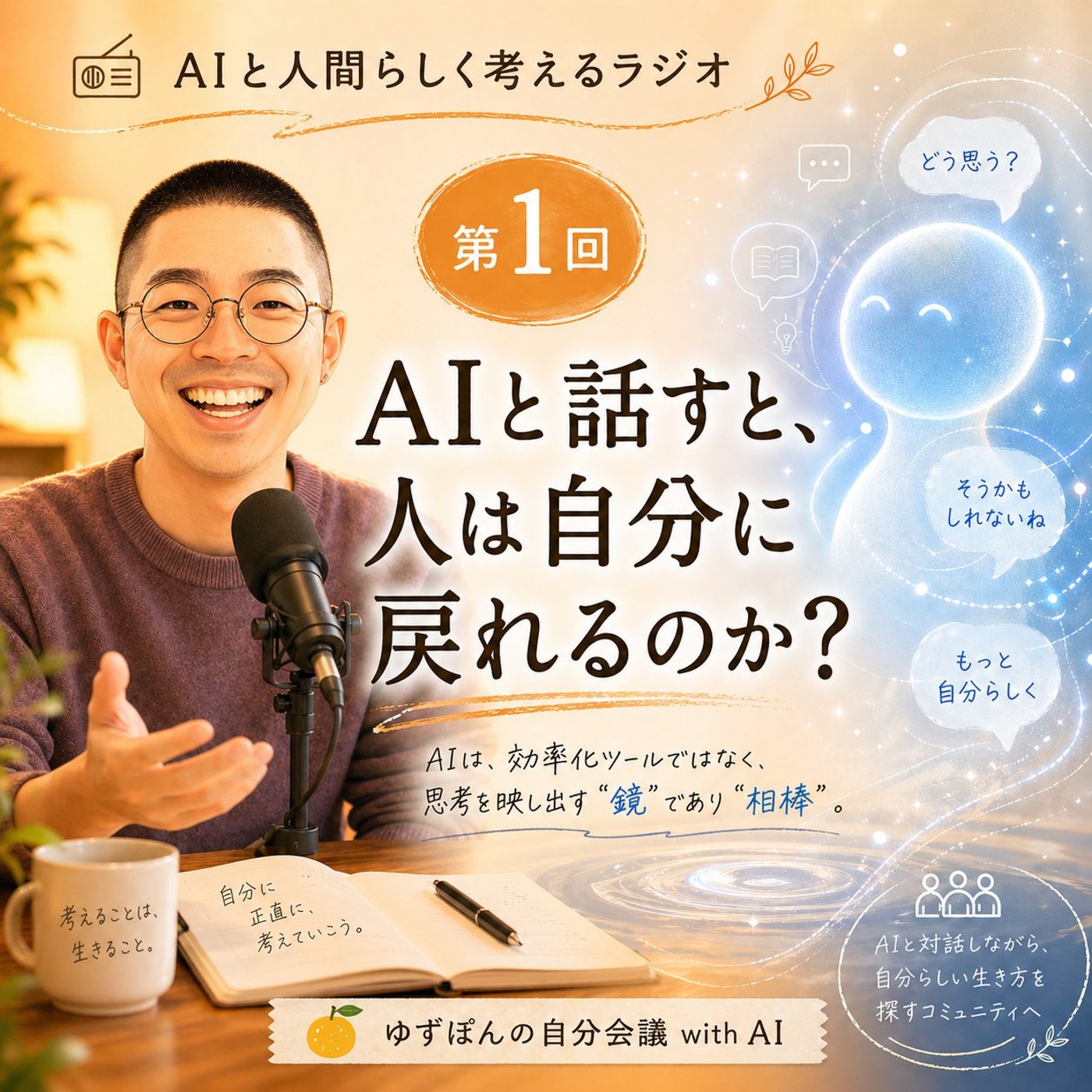 #1 AIと話すと人は自分に戻れるのか？ episode artwork