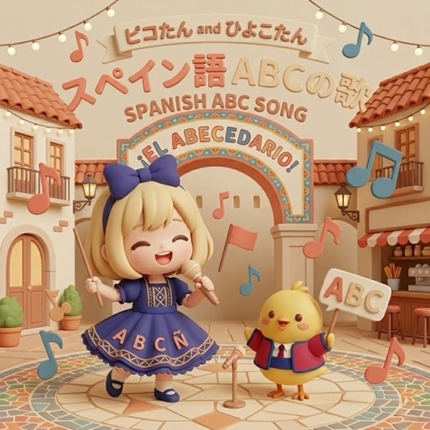 まるちゃんせんせーのスペイン語『ABCの歌』スペイン語編