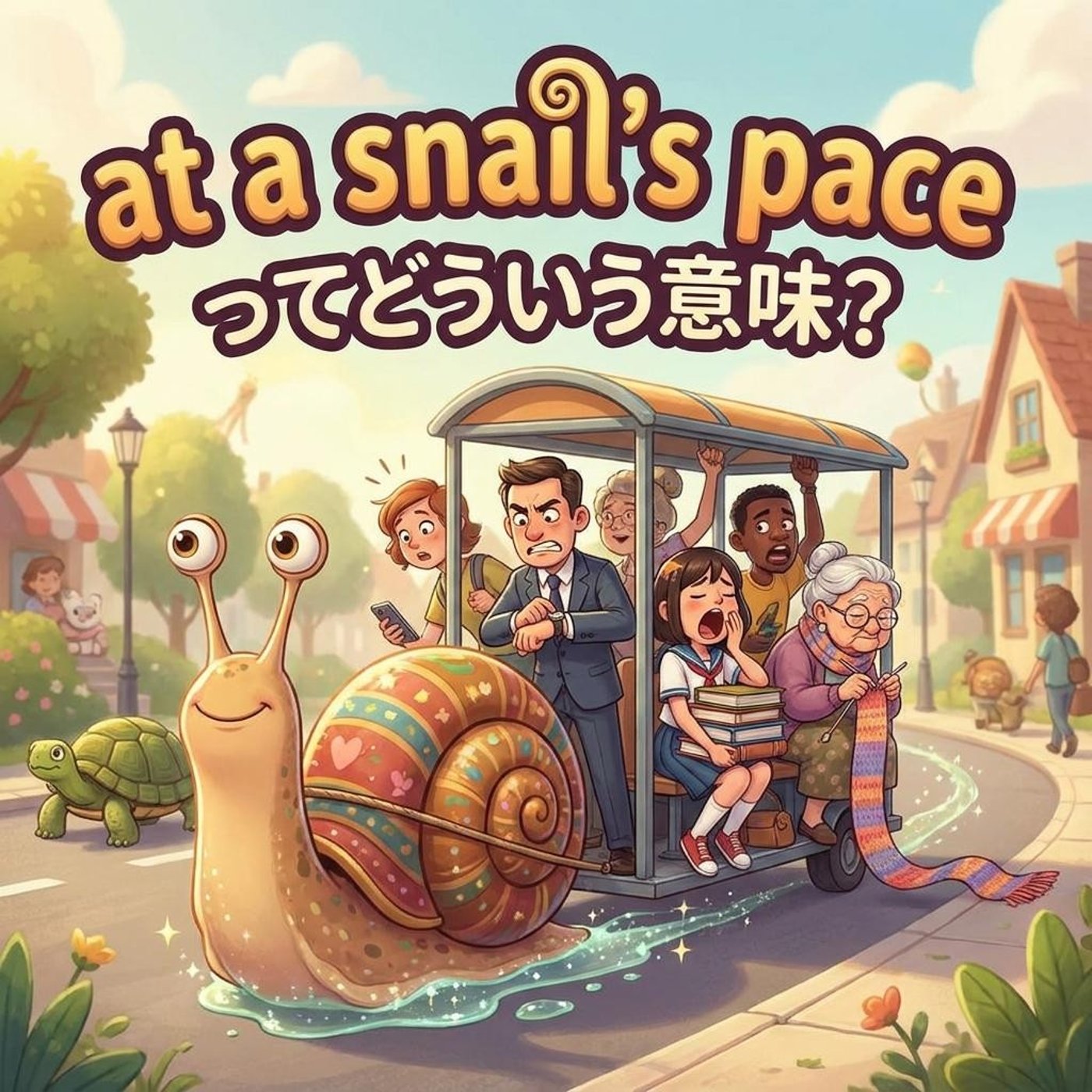 進みが遅すぎる！って英語でどう表現する？【イディオム解説】