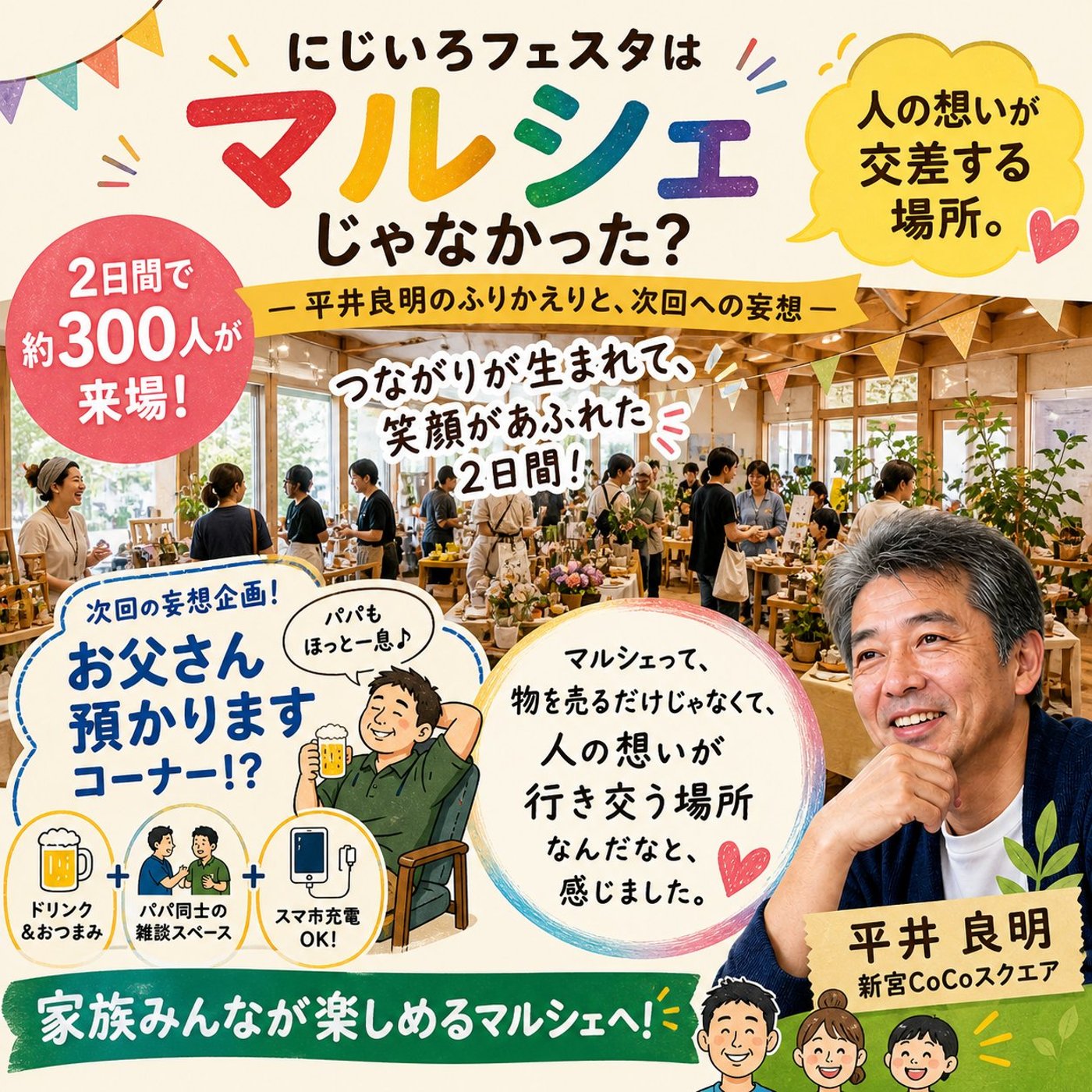 にじいろフェスタは「マルシェ」じゃなかった？ふりかえりと、次回への妄想 episode artwork