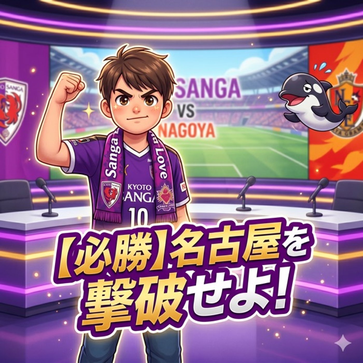 首位名古屋を撃破せよ。京都サンガF.C.の逆襲とアビスパ福岡戦の振り返り episode artwork