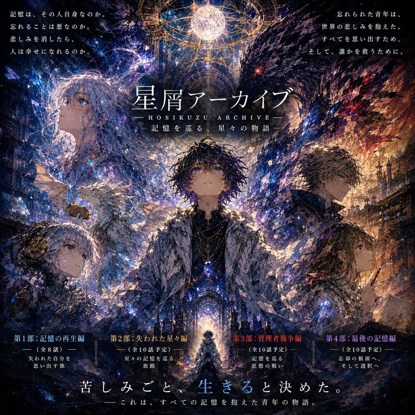 お知らせ：長編ボイスドラマ「星屑アーカイブ」（全38話）