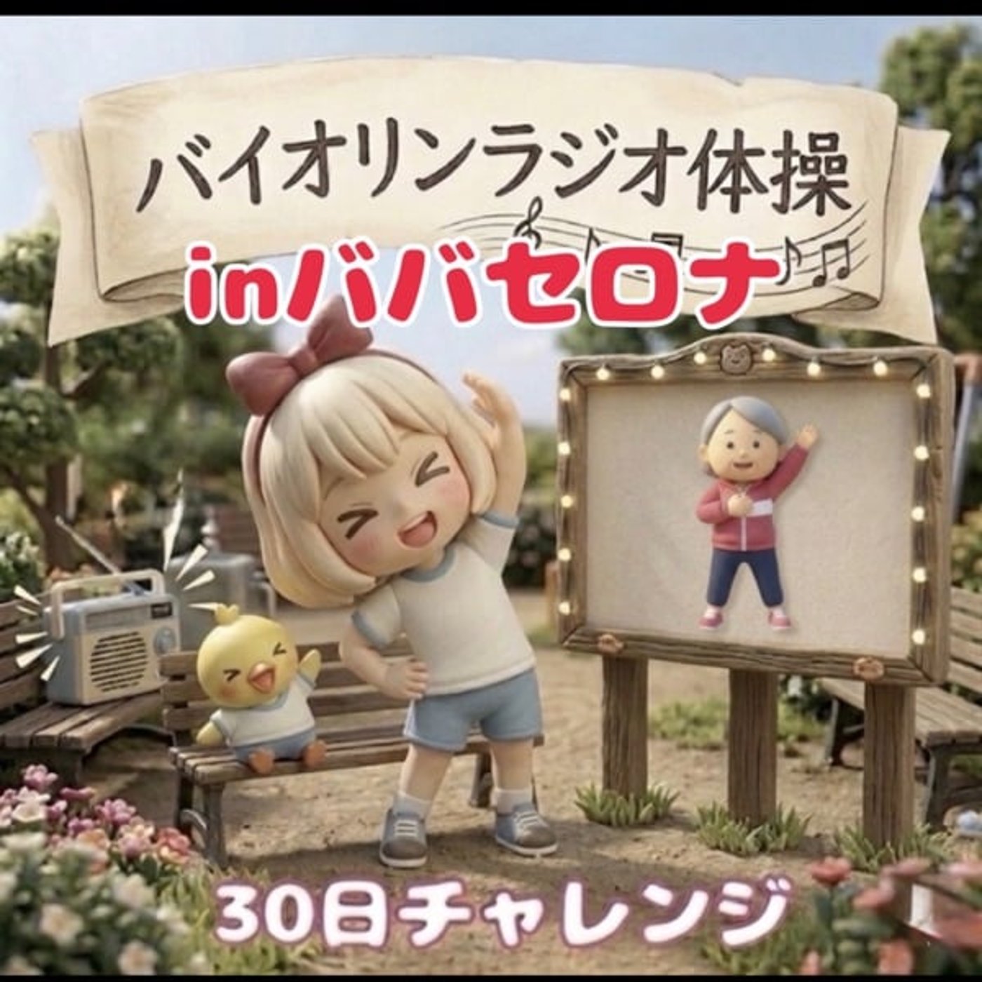 175《30日チャレンジバイオリンラジオ体操》26日目