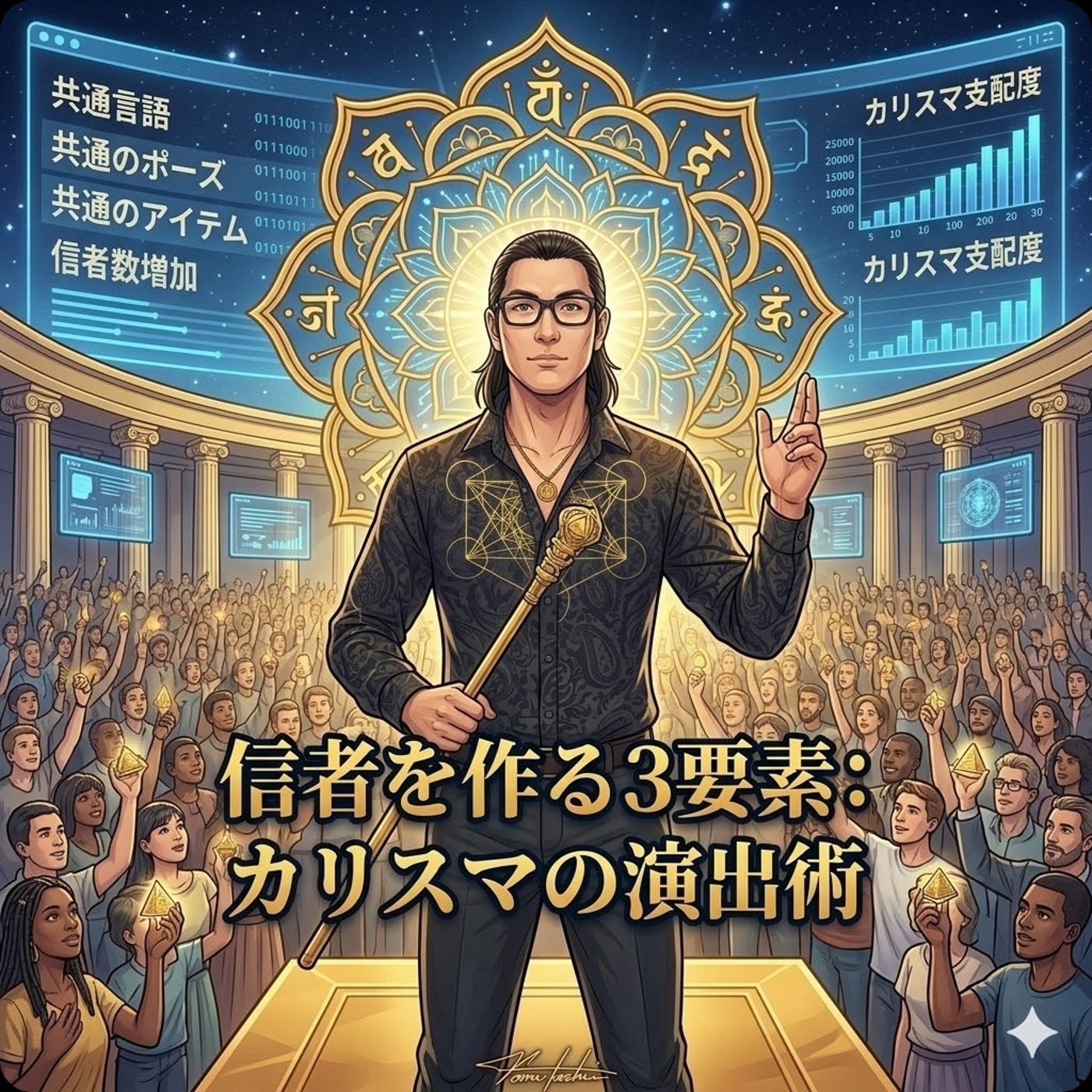 信者を作る3要素！カリスマを演出する「神様学校」の教え episode artwork