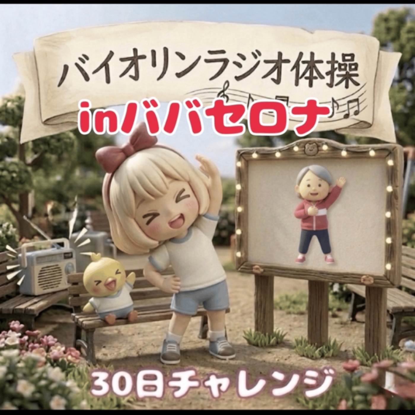 178《30日チャレンジバイオリンラジオ体操》28日目