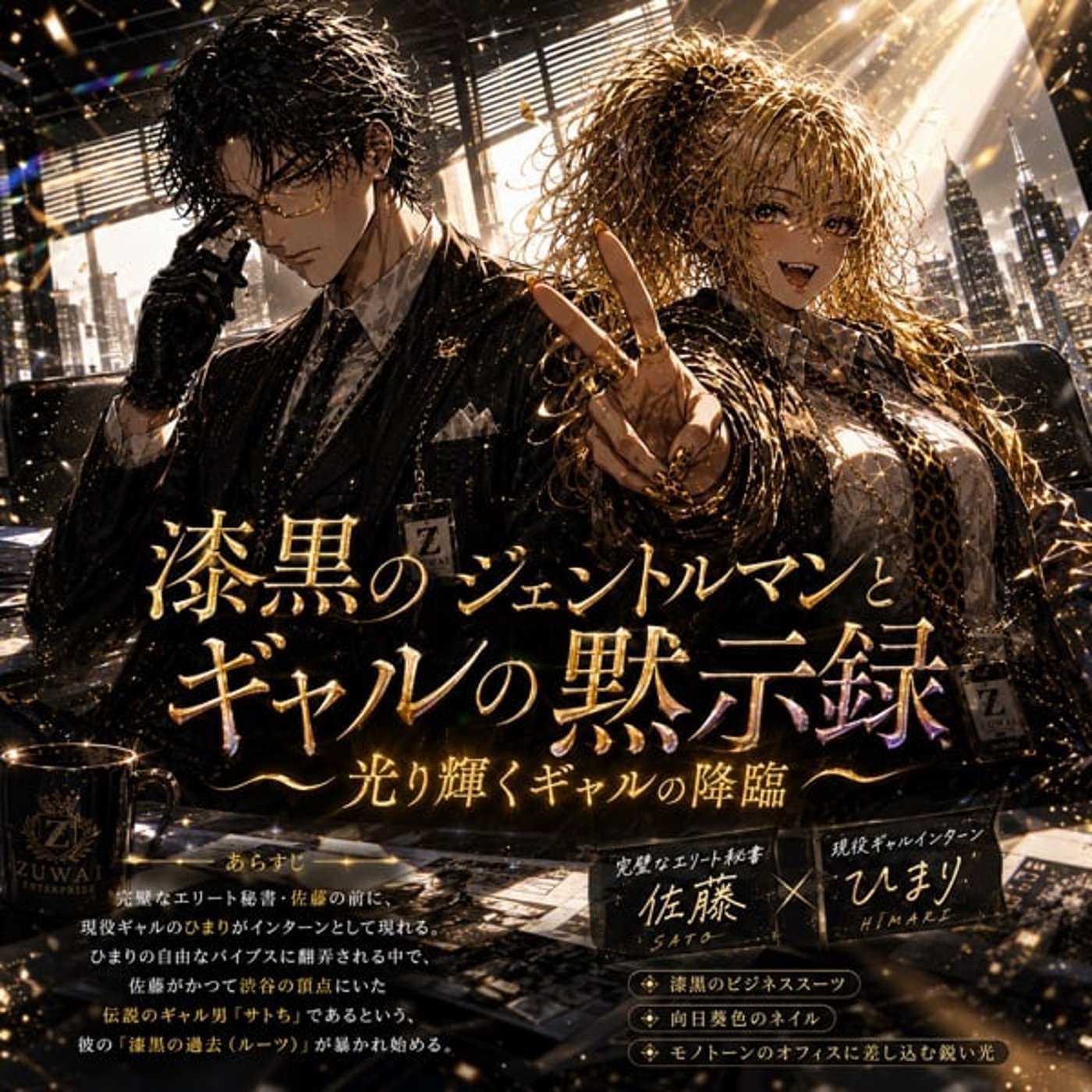 《漆黒の》第1話　光り輝くギャルの降臨