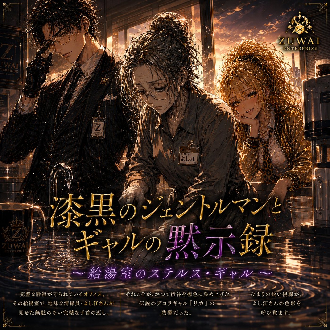 《漆黒の》第3話　給湯室のステルス・ギャル episode artwork
