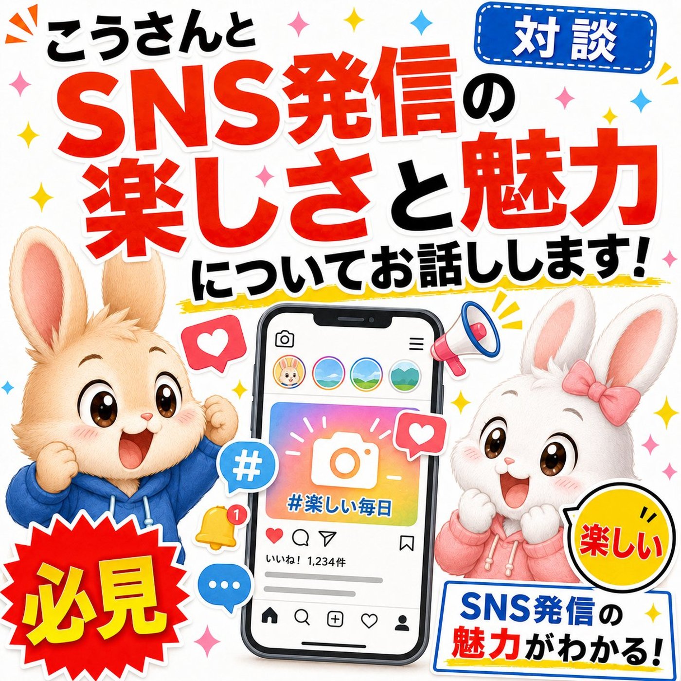 こうさんとSNS発信の楽しさと魅力についてのお話を episode artwork