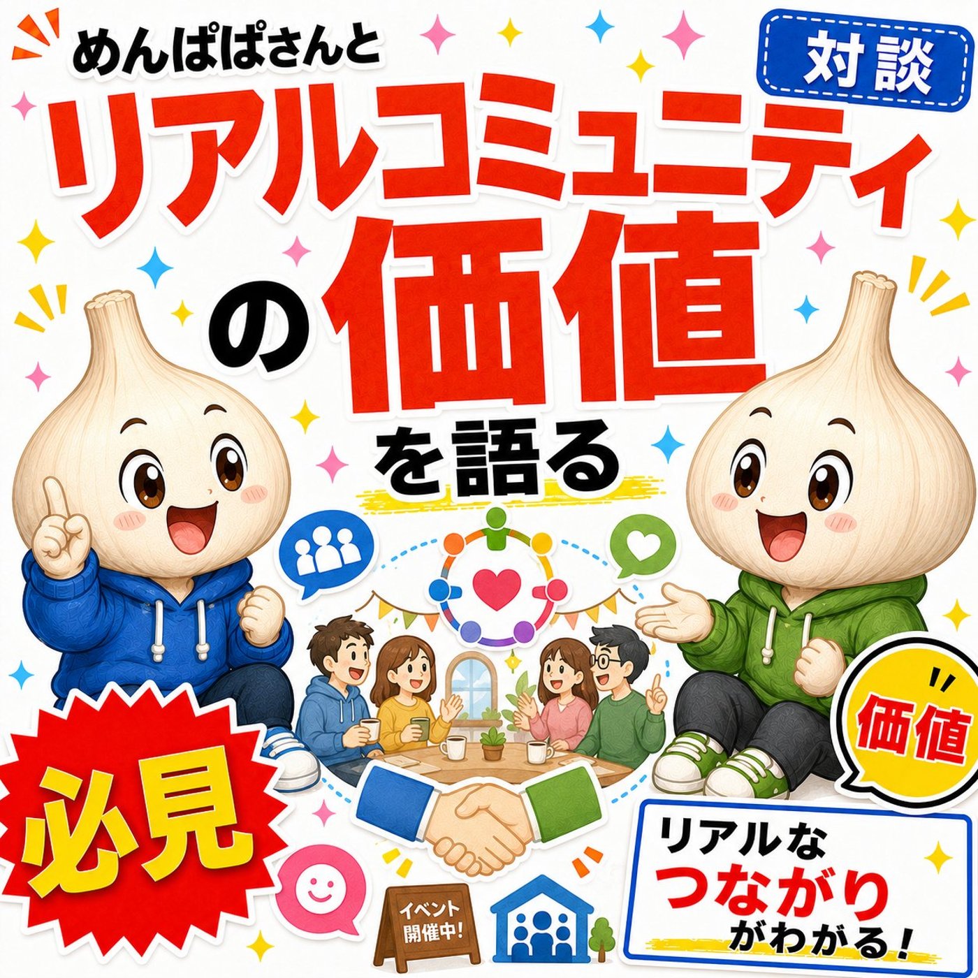 めんぱぱさんとリアルコミュニティの価値を語る：オフ会やリアルイベントに行くべし！ episode artwork