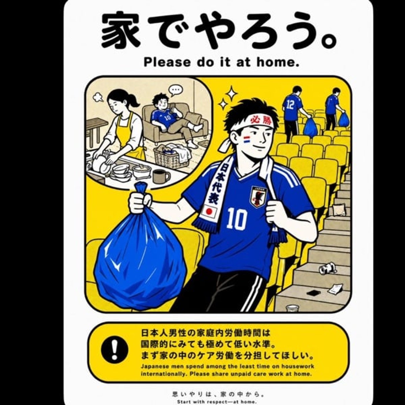 ゴミを拾うサポーターと家事をしない日本人。 episode artwork