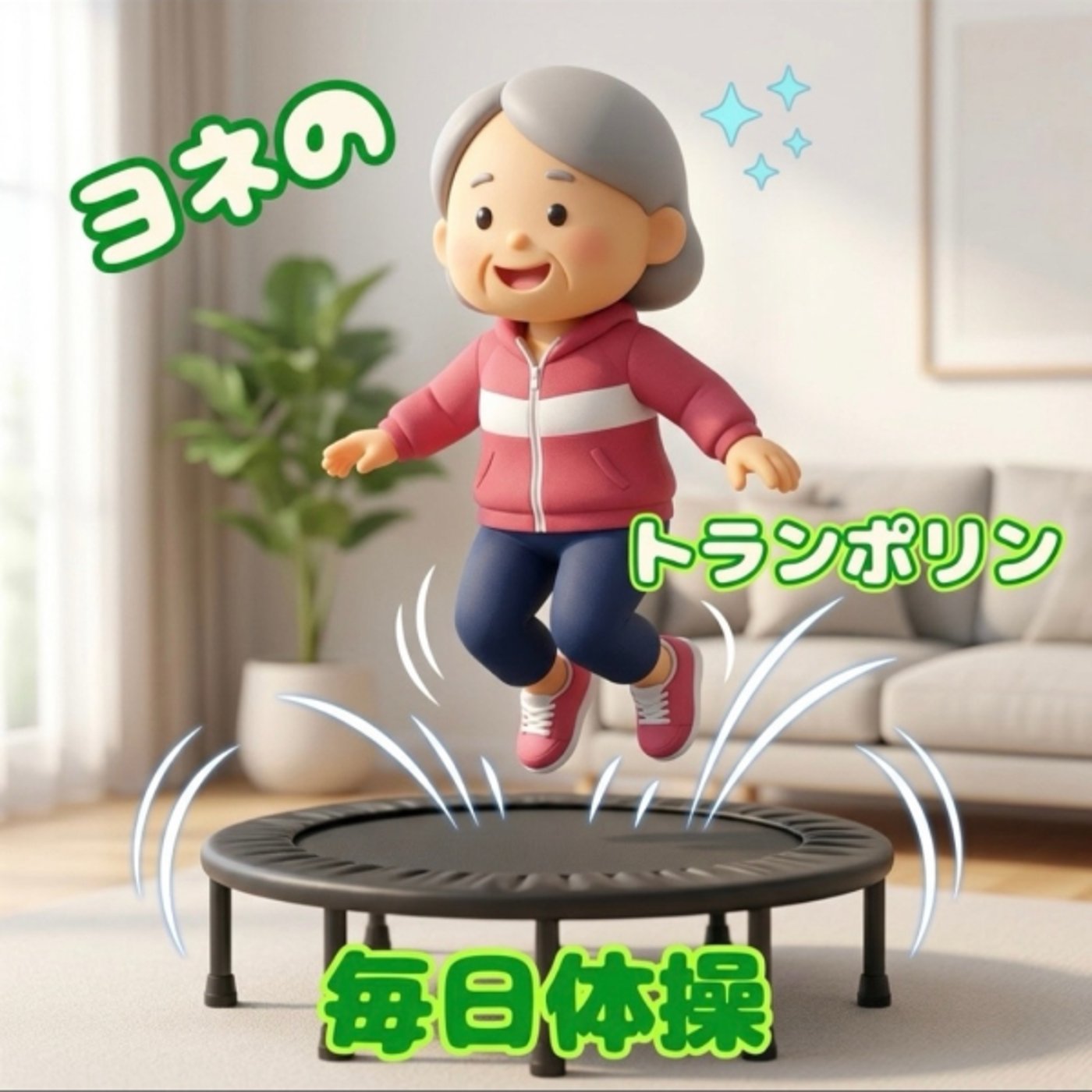 227《ヨネの毎日体操》トランポリン