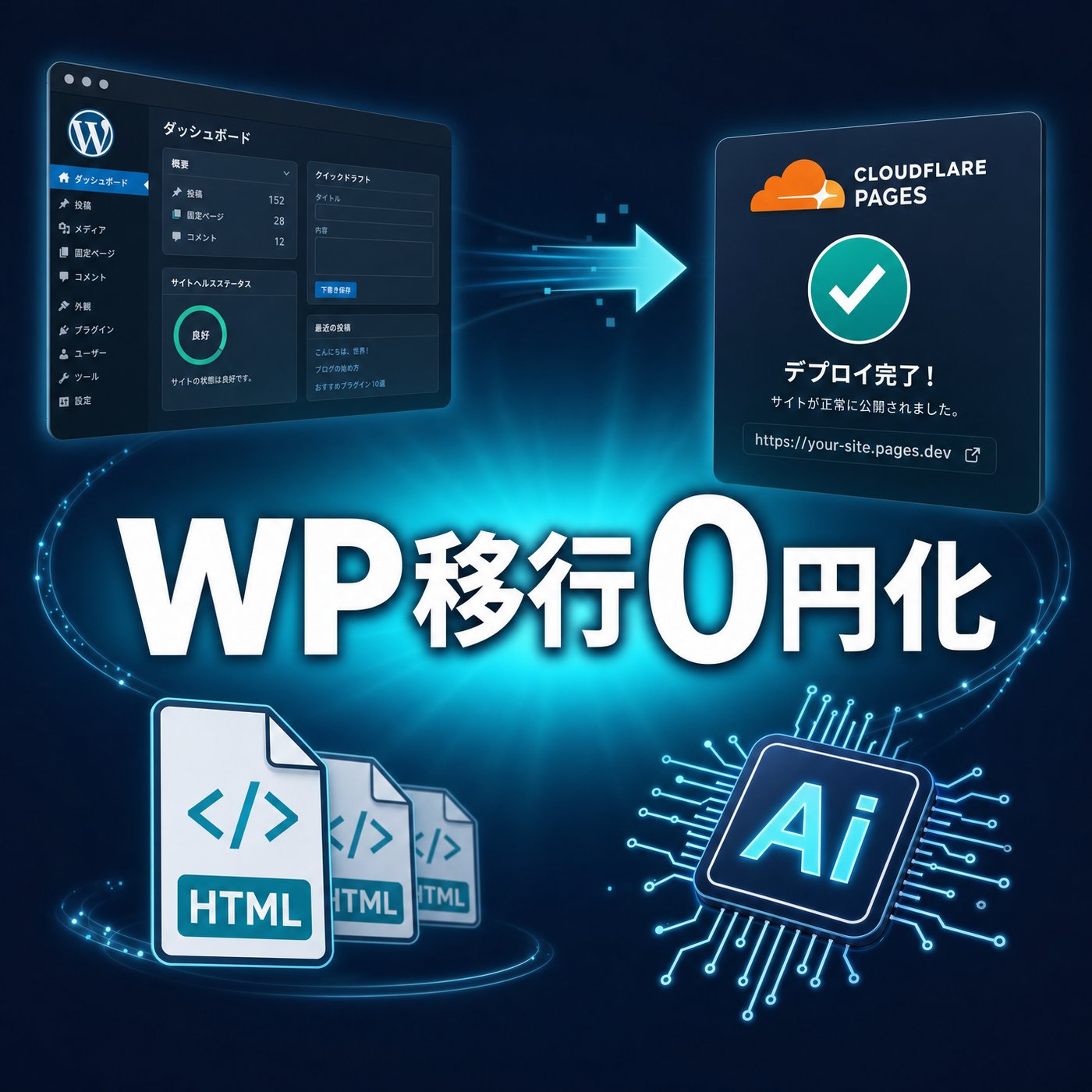 WordPress移行で維持費0円化できる？ episode artwork