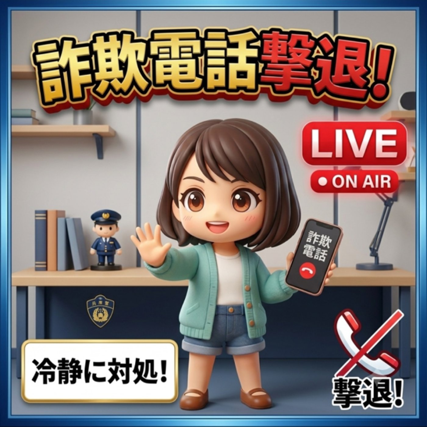 【LIVE】詐欺電話にはだまされないで