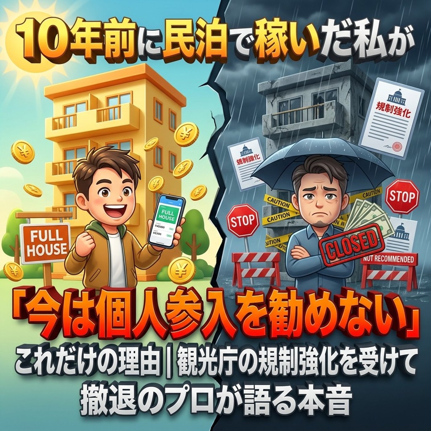 【実録】10年前に民泊で稼いだ私が「今は個人参入を勧めない」これだけの理由 episode artwork