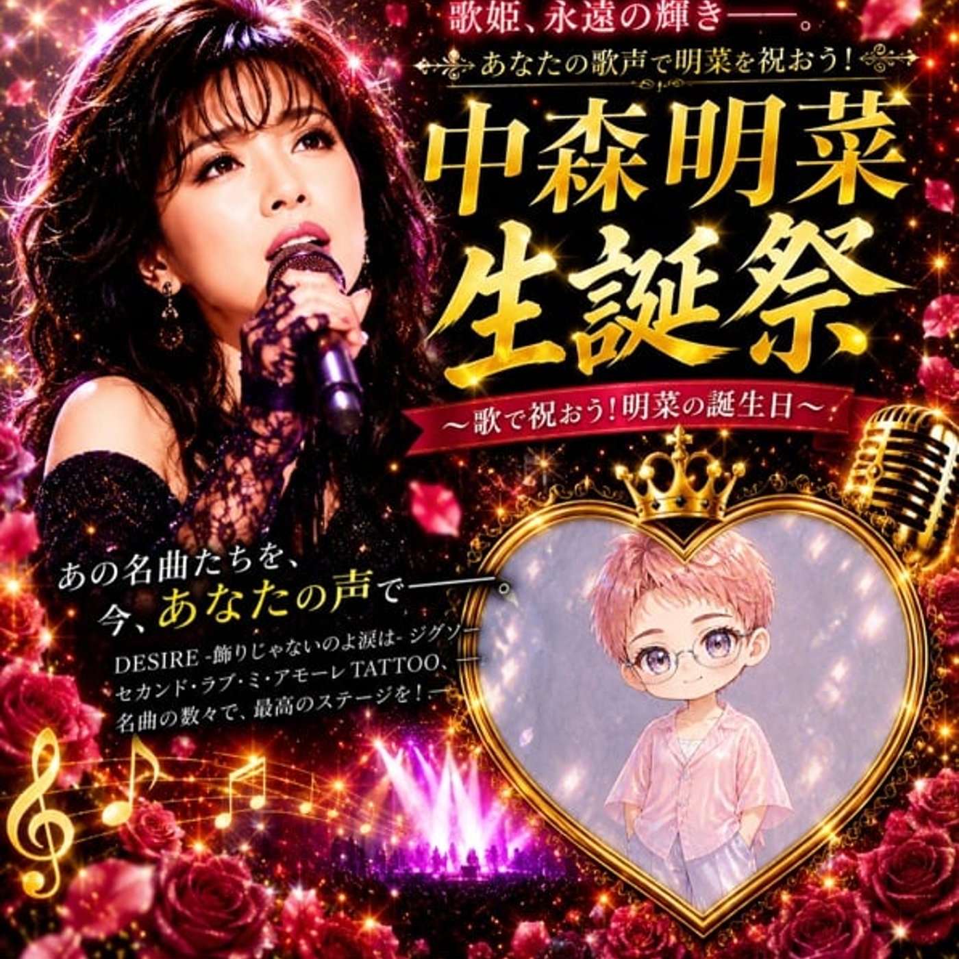 アカペラソロでDesire/中森明菜 歌ってみた。 episode artwork